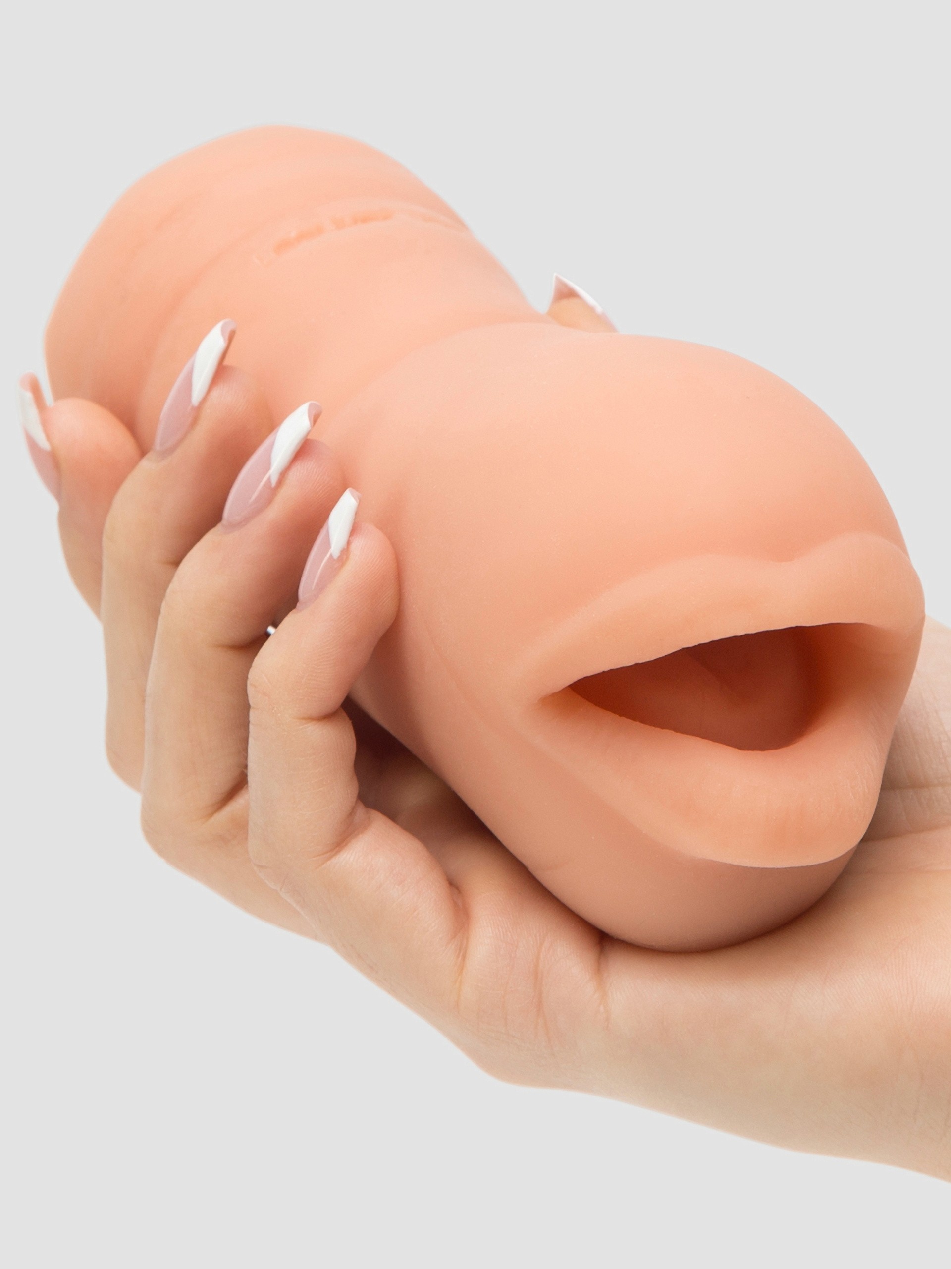 Doc Johnson Belladonna Deep Throat Mouth Stroker, Flesh Pink, hi-res