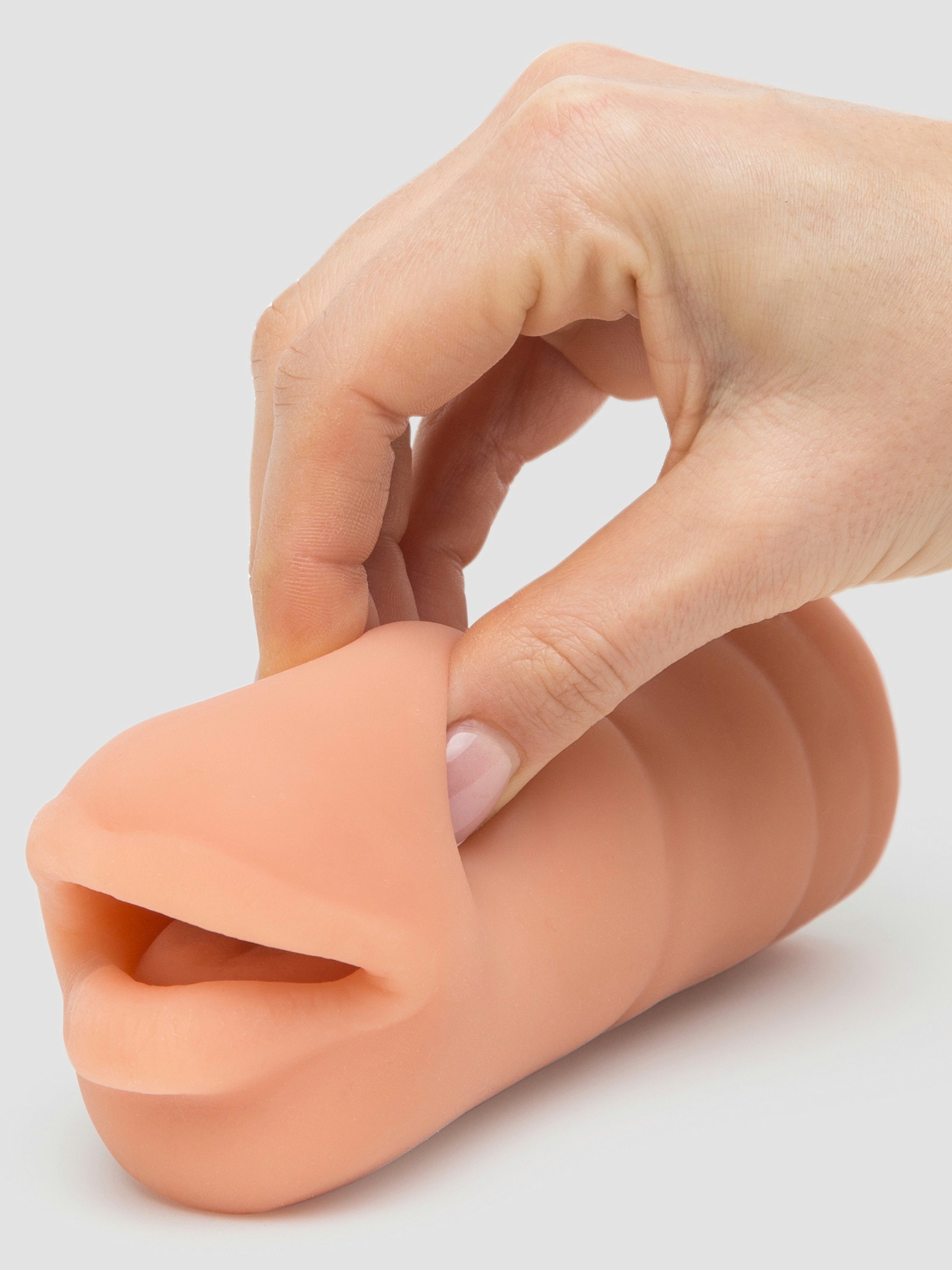 Doc Johnson Belladonna Deep Throat Mouth Stroker, Flesh Pink, hi-res