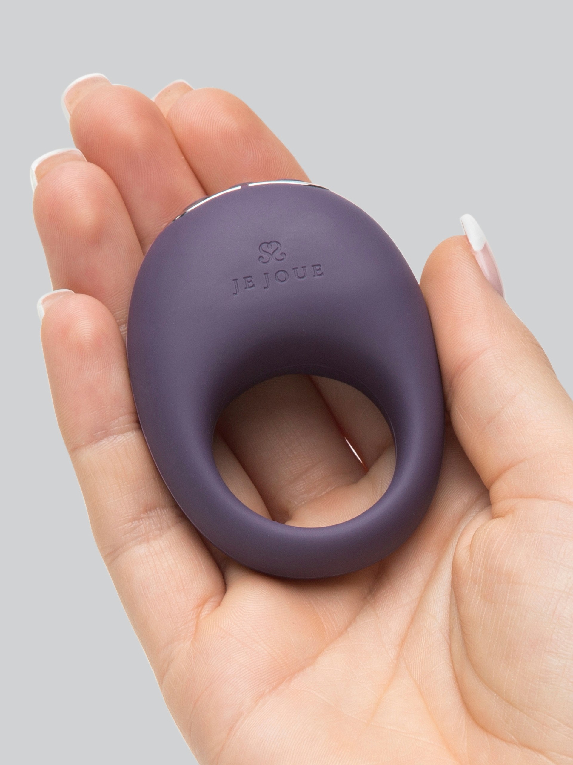 Je Joue Mio Luxury Rechargeable Vibrating Cock Ring, Purple, hi-res