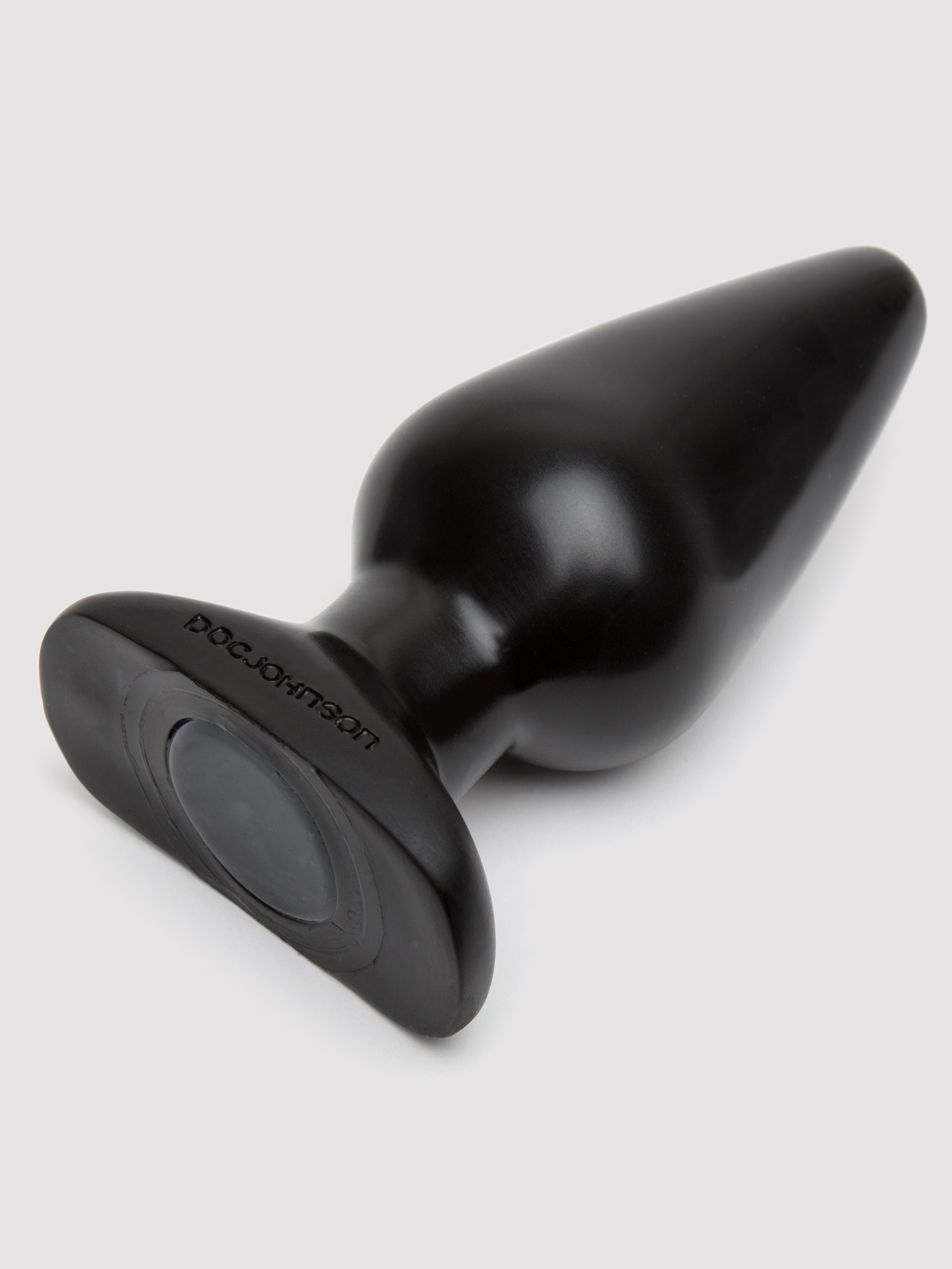 Doc Johnson Large Butt Plug 6 Inch, Black, hi-res