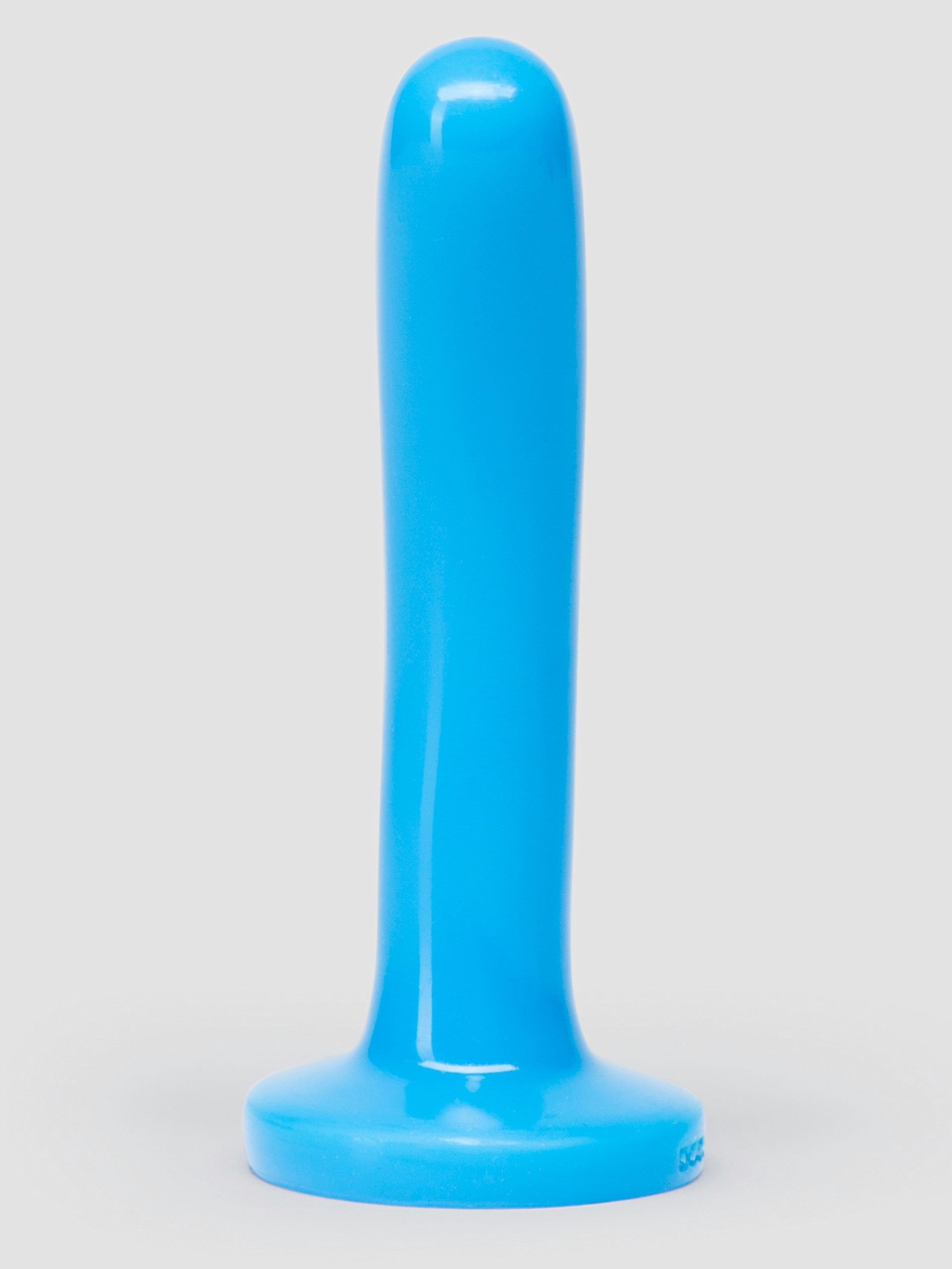 Doc Johnson The Slim Silicone Dildo 5.5 Inch, Blue, hi-res