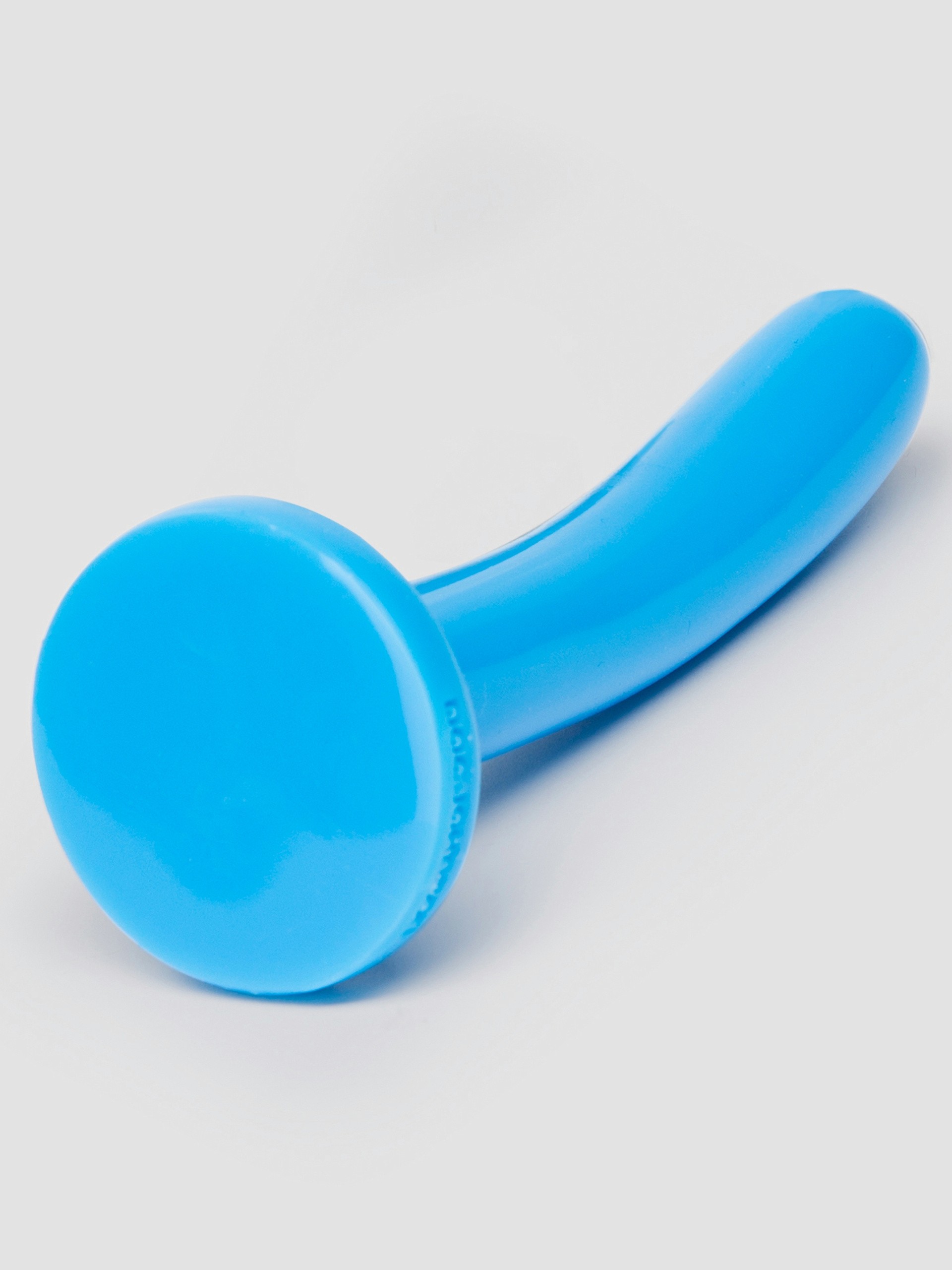 Doc Johnson The Slim Silicone Dildo 5.5 Inch, Blue, hi-res