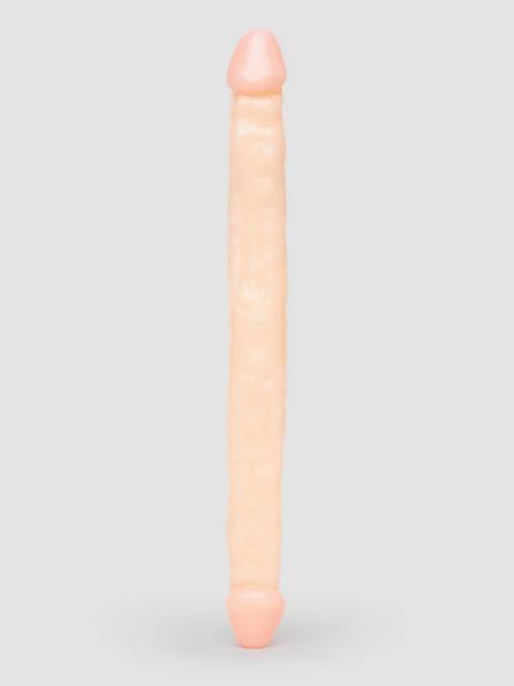 Jelly Double-Ended Dildo 18 Inch, Flesh Pink, hi-res