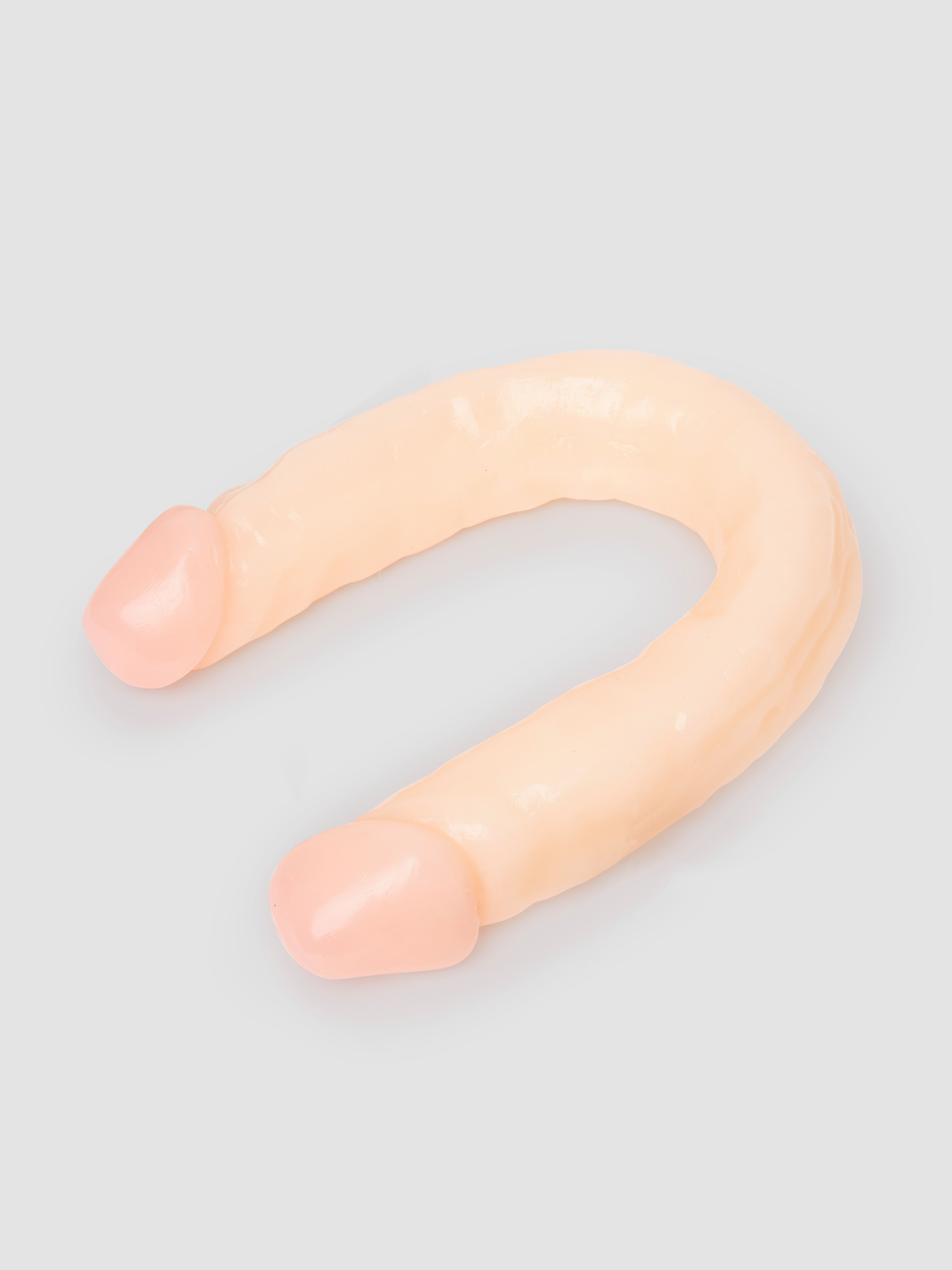 Jelly Double-Ended Dildo 18 Inch, Flesh Pink, hi-res