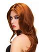 Straight or Wavy Long Auburn Wig, Red, hi-res