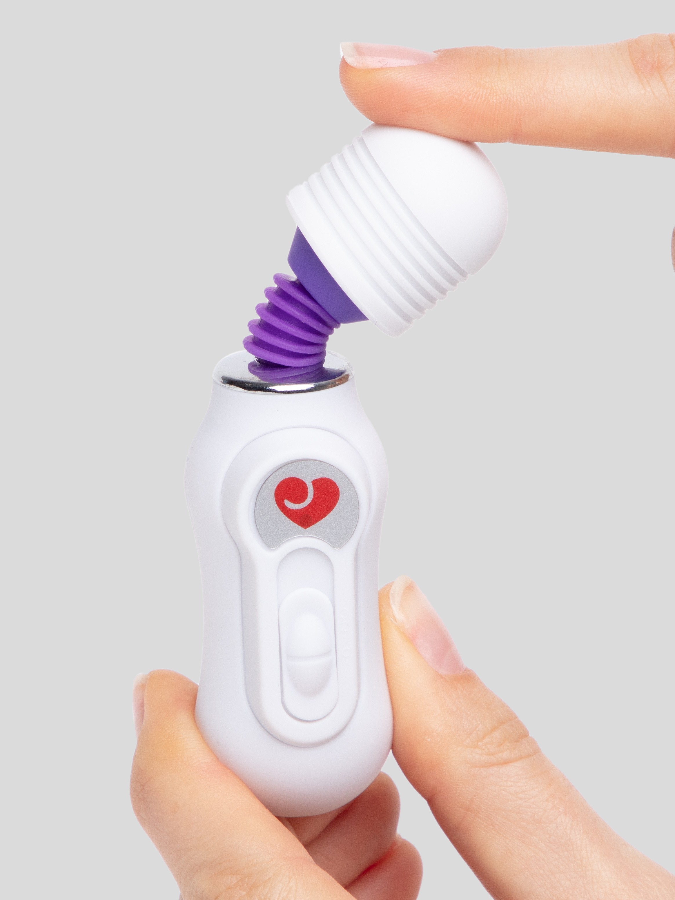 Lovehoney Micro Wand Vibrator, White, hi-res