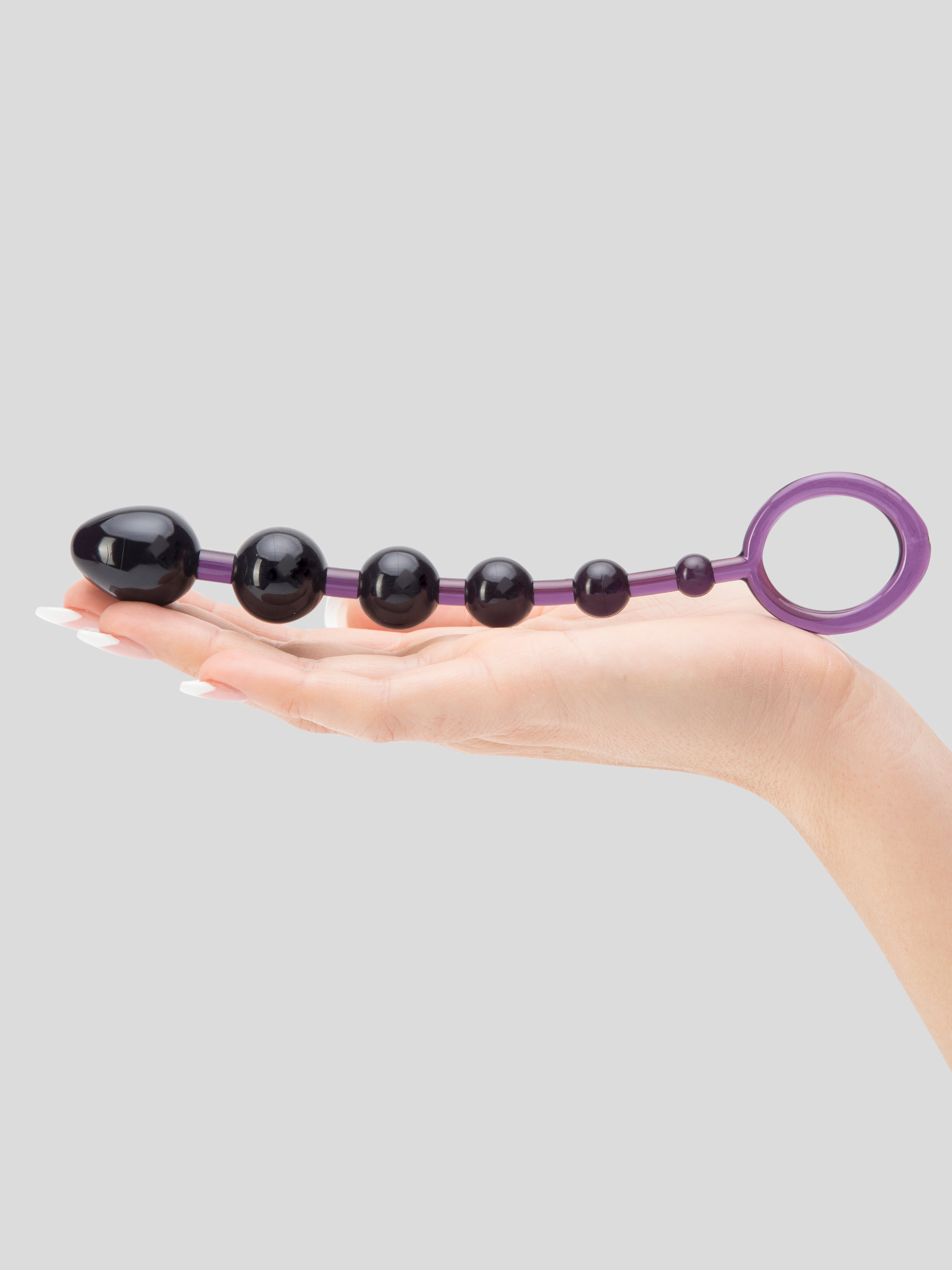 BASICS Anal Beads 6.5 Inch, Purple, hi-res