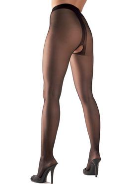 Cottelli Crotchless Black Tights
