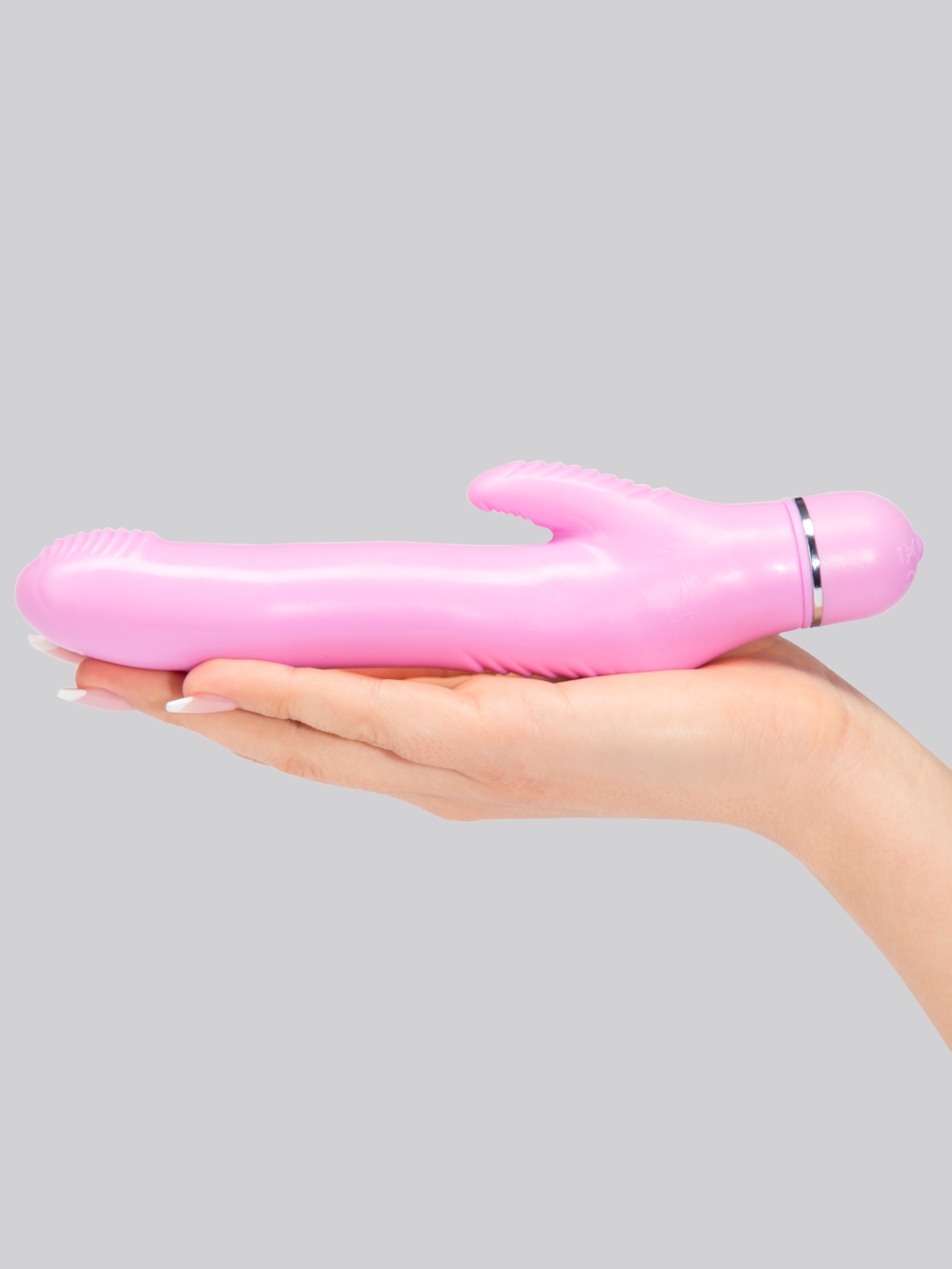 First Time Flexi Rocker Rabbit Vibrator, Pink, hi-res