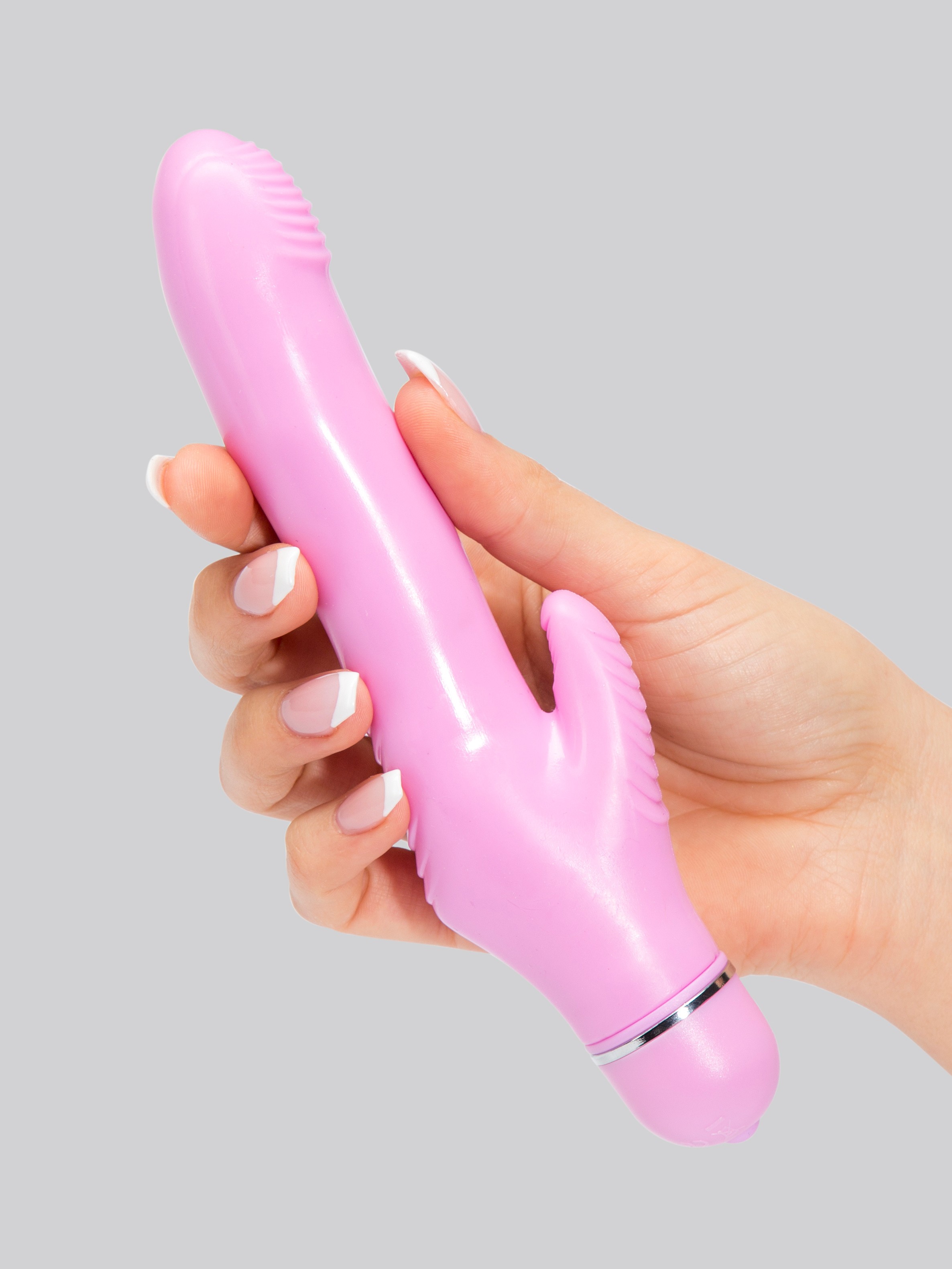First Time Flexi Rocker Rabbit Vibrator, Pink, hi-res