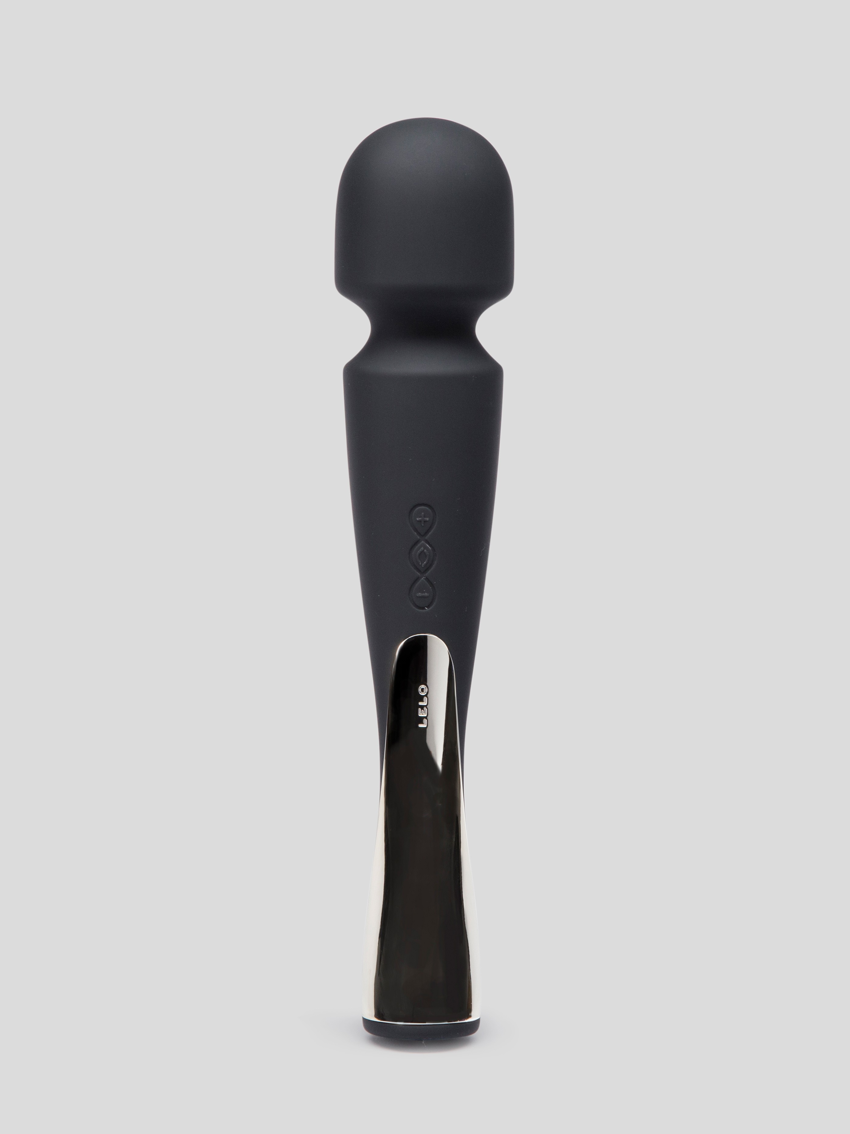 Lelo Smart Wand Large Rechargeable Vibrator, Black, hi-res