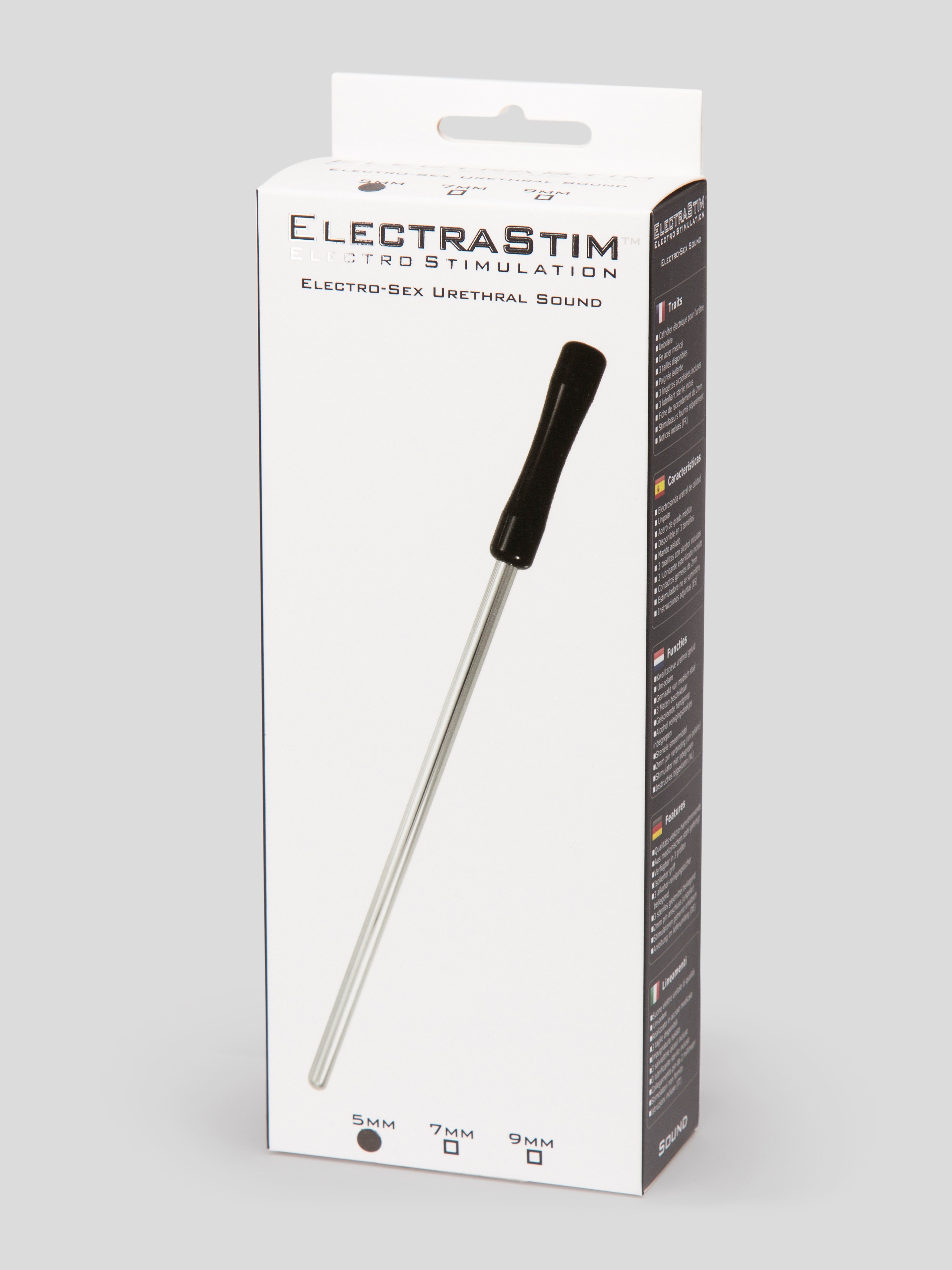 ElectraStim Uni-Polar 5mm Small Urethral Sound Probe, Silver, hi-res
