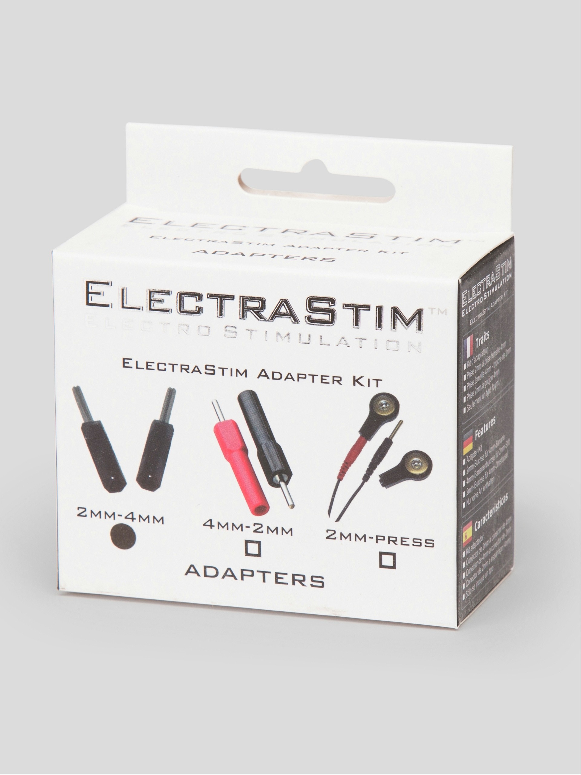 ElectraStim 2mm to 4mm Banana Adaptor Kit, , hi-res