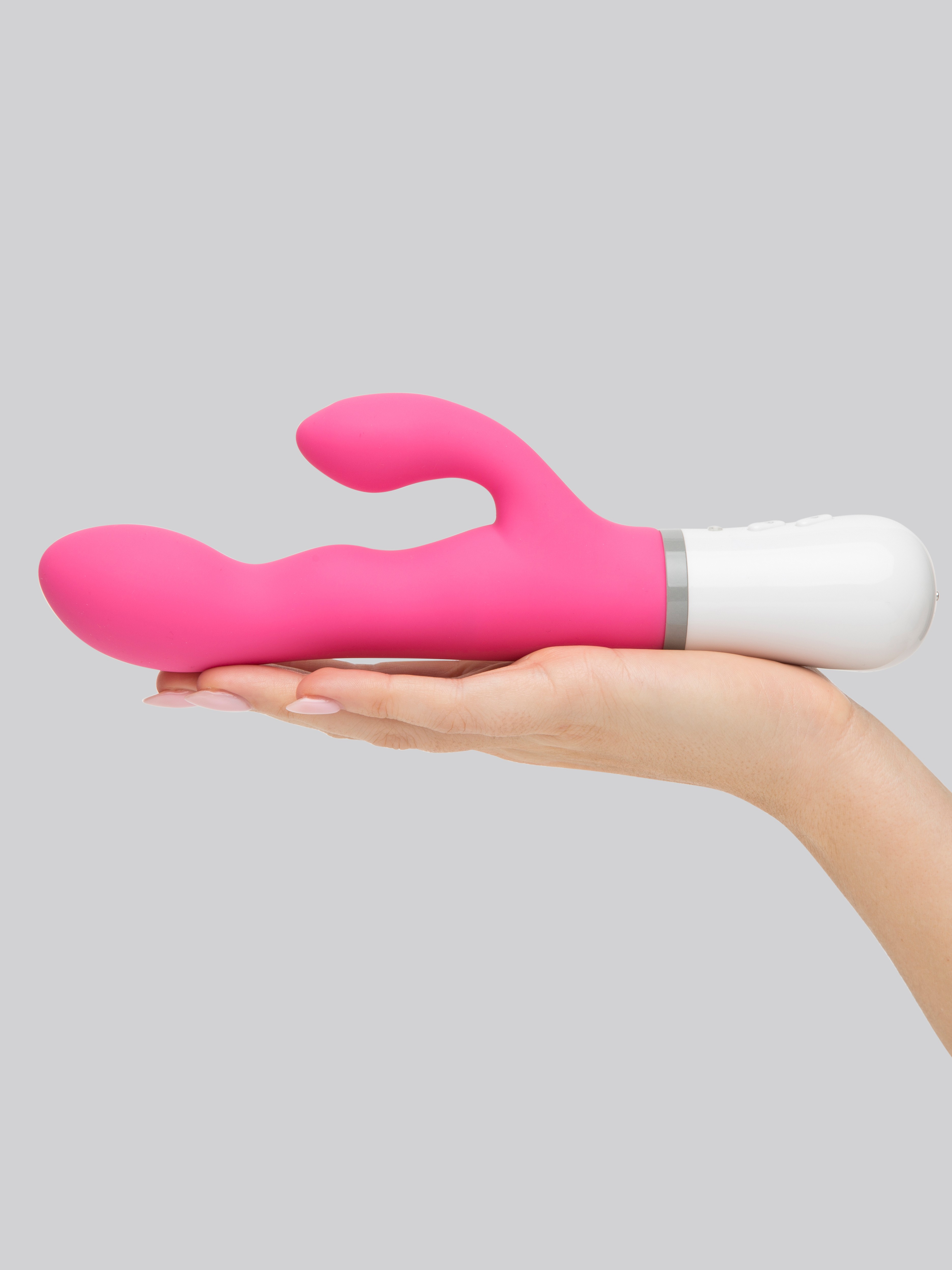 Doc Johnson Wonderland Kinky Kat 10 Function Silicone Vibrator, Pink, hi-res