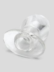 Perfect Fit Medium Tunnel Anal Plug 3 Inch, Clear, hi-res