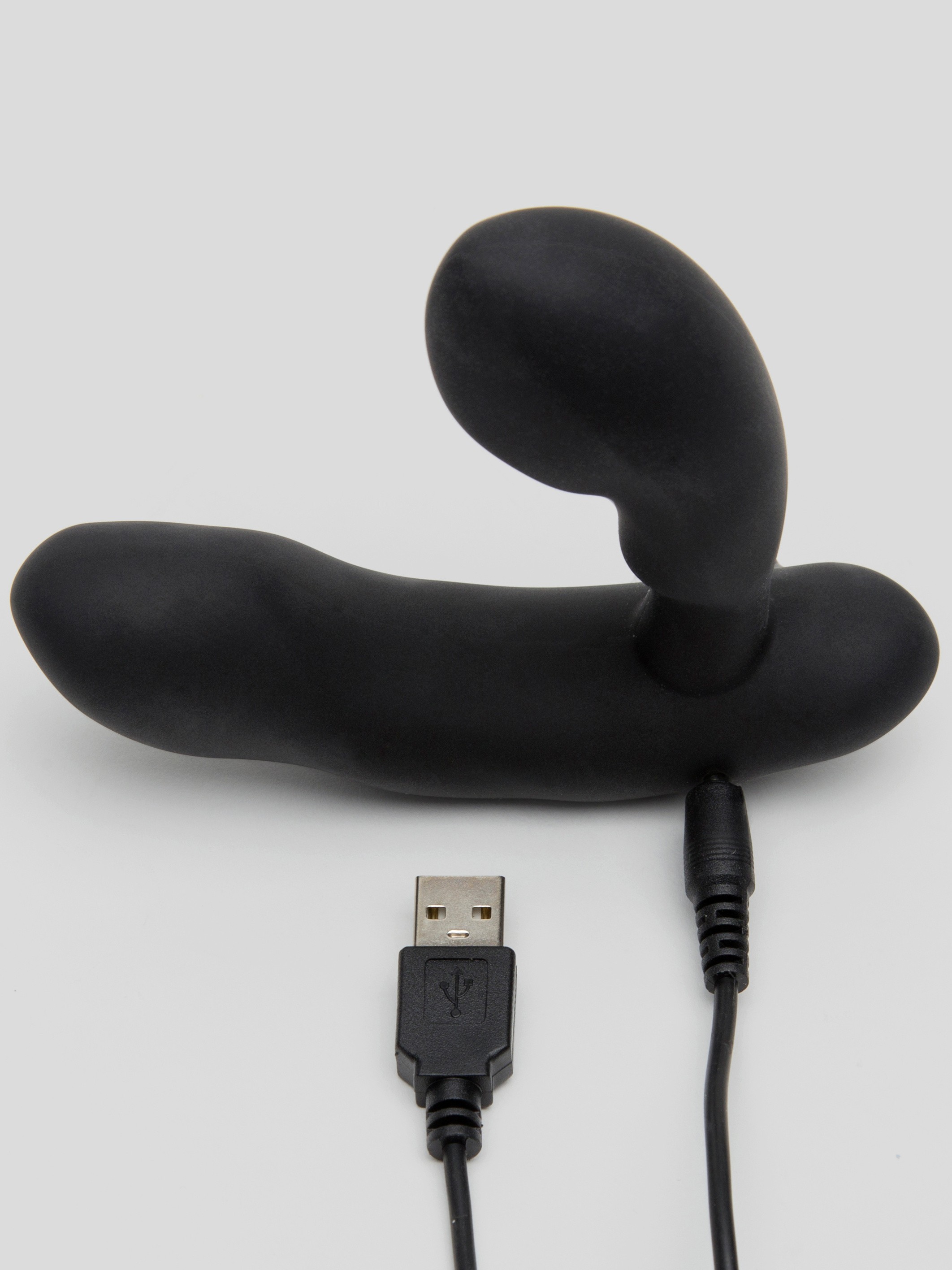 Allure XOXO PVC G-String with Suspenders, Black, hi-res