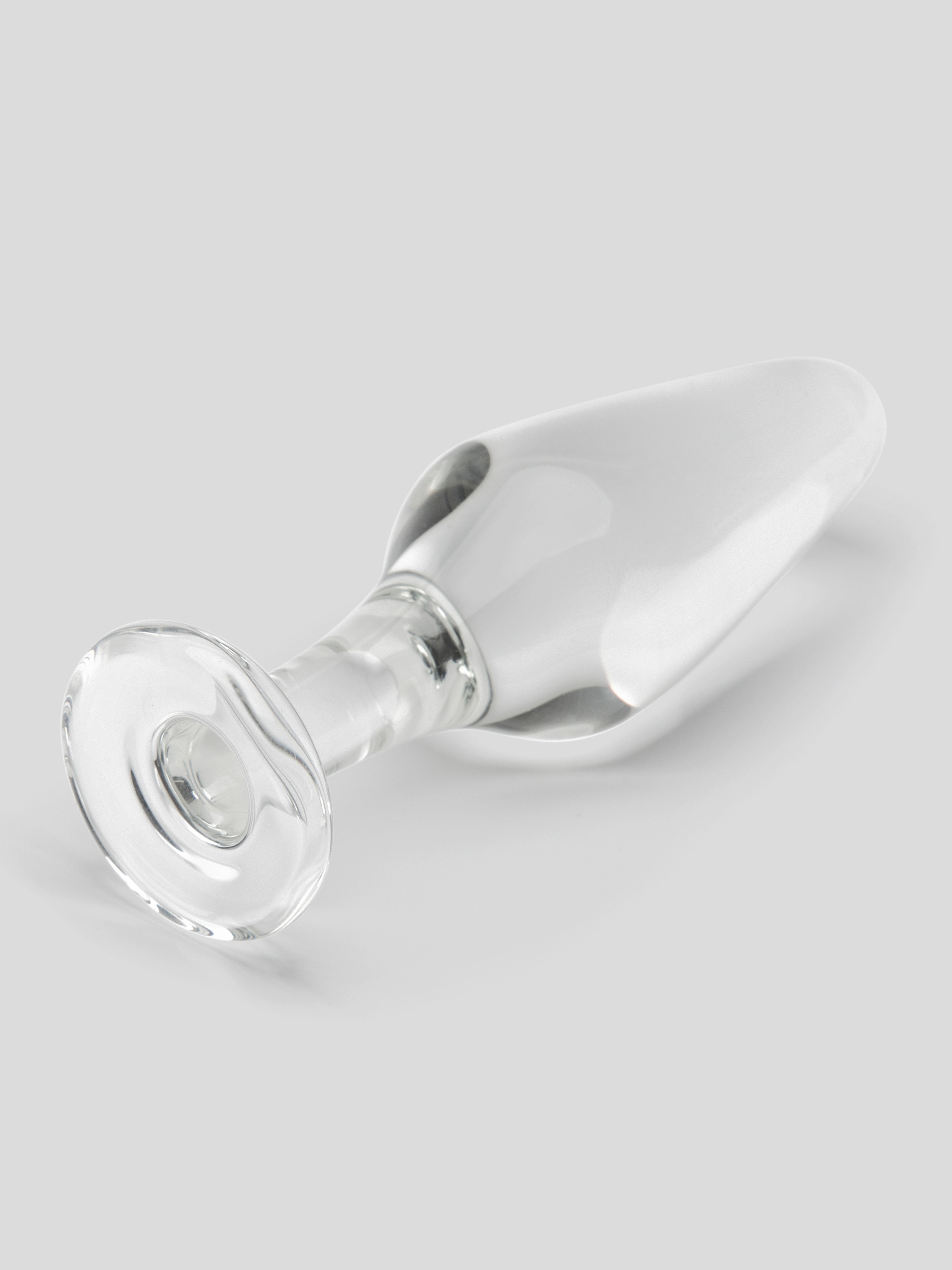 Icicles No 26 Large Glass Butt Plug, Clear, hi-res