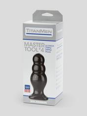 Doc Johnson TitanMen Master Tool No.4 Butt Plug 6 Inch, Black, hi-res
