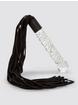 Icicles No 38 Glass Dildo with Leather Flogger, Clear, hi-res
