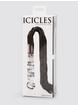Icicles No 38 Glass Dildo with Leather Flogger, Clear, hi-res