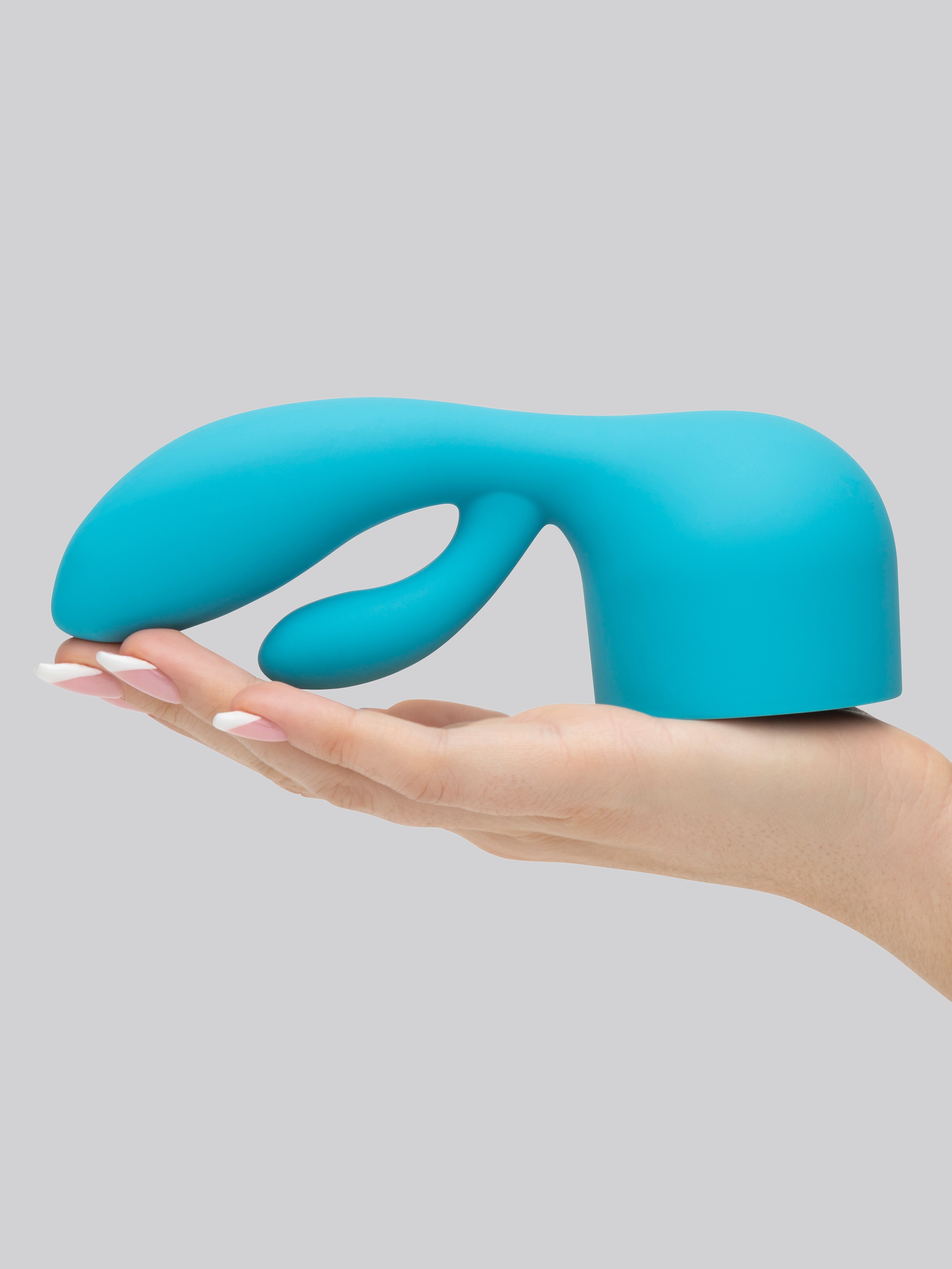 Bodywand Rabbit Massage Wand Attachment, Blue, hi-res
