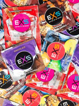 Preservativos de varios sabores de EXS (144 unidades)