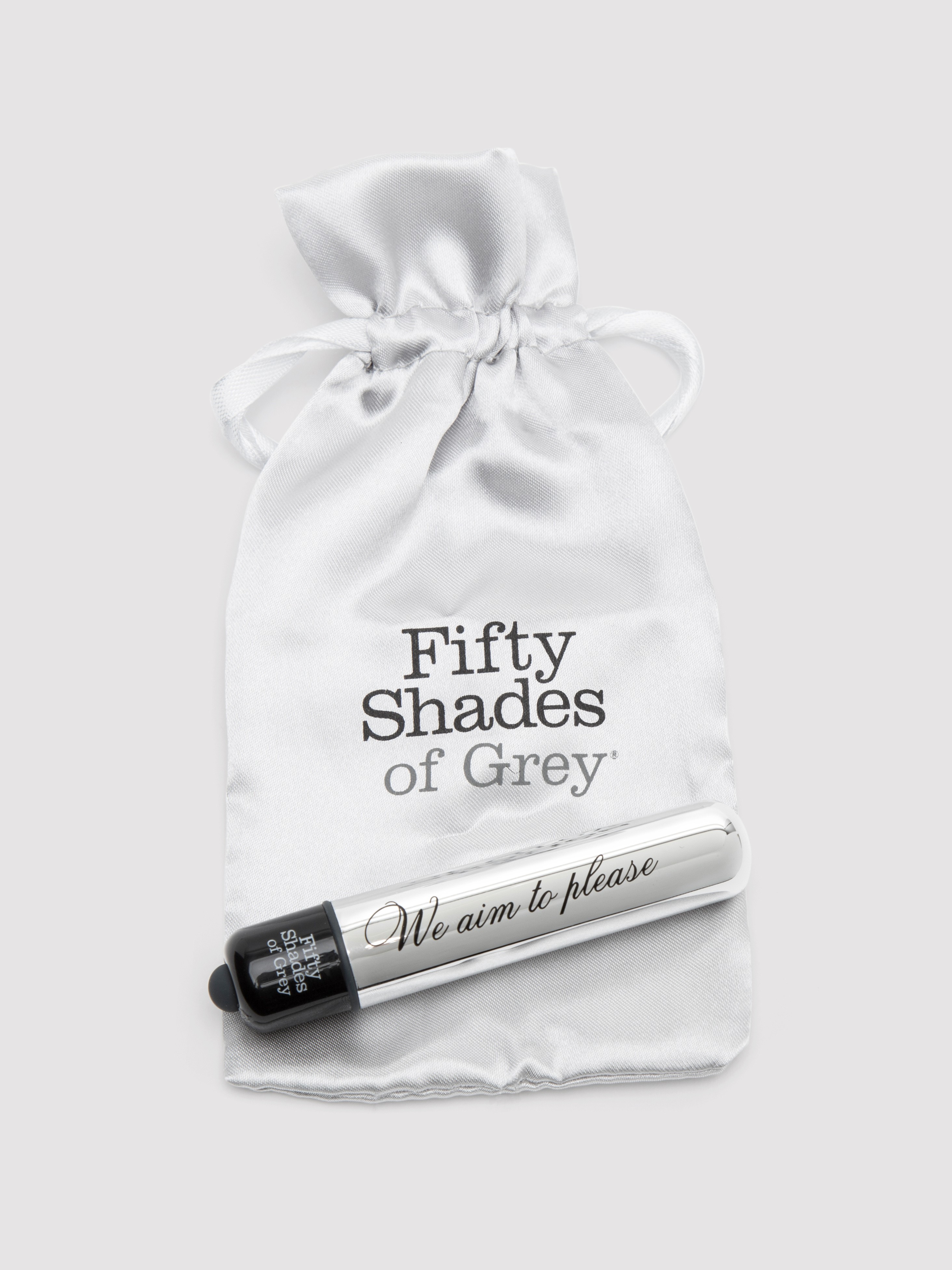 Fifty Shades of Grey We Aim to Please Bullet Vibrator, Silver, hi-res