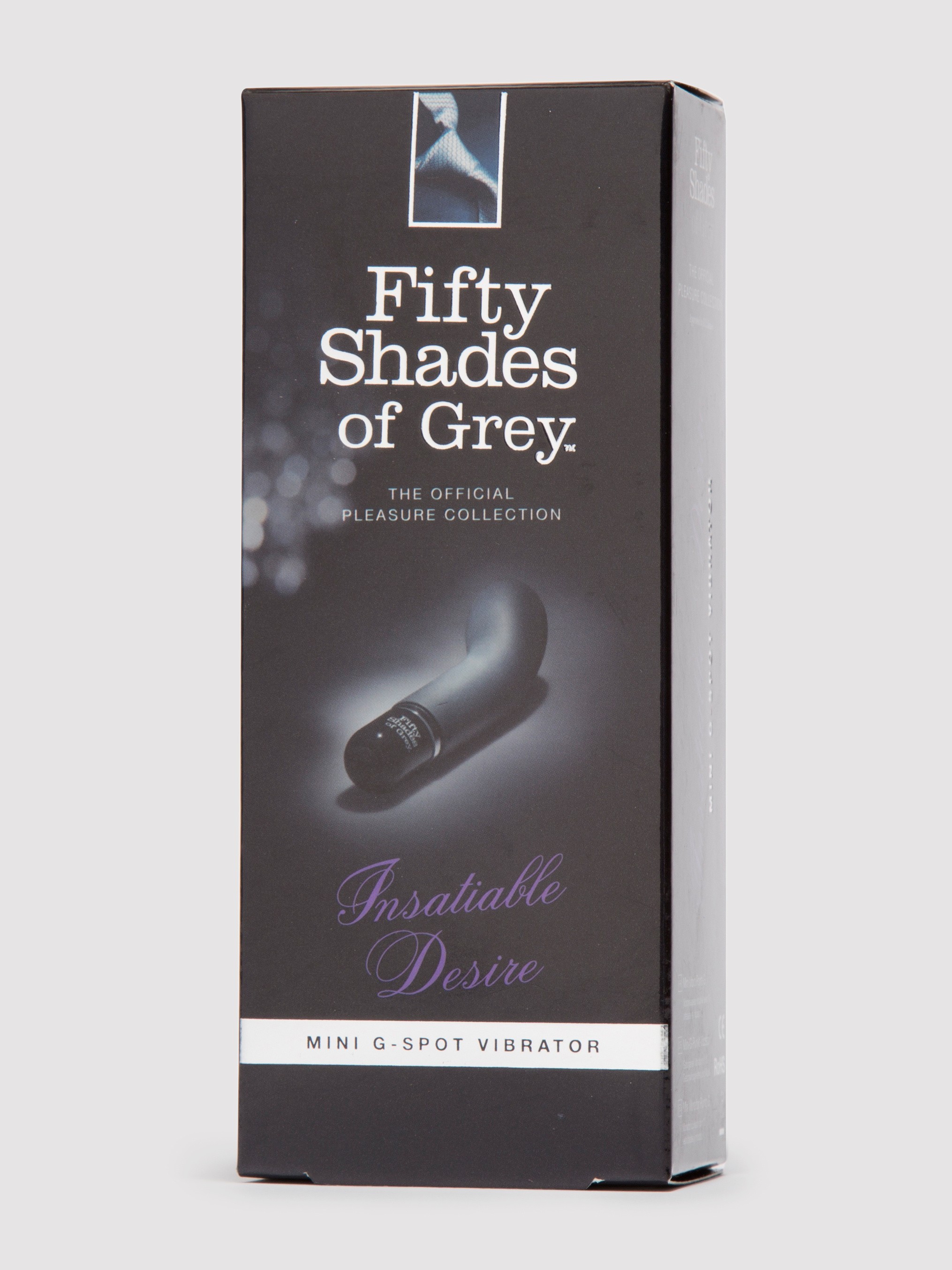 Fifty Shades of Grey Insatiable Desire Mini Silicone G-Spot Vibrator, Grey, hi-res