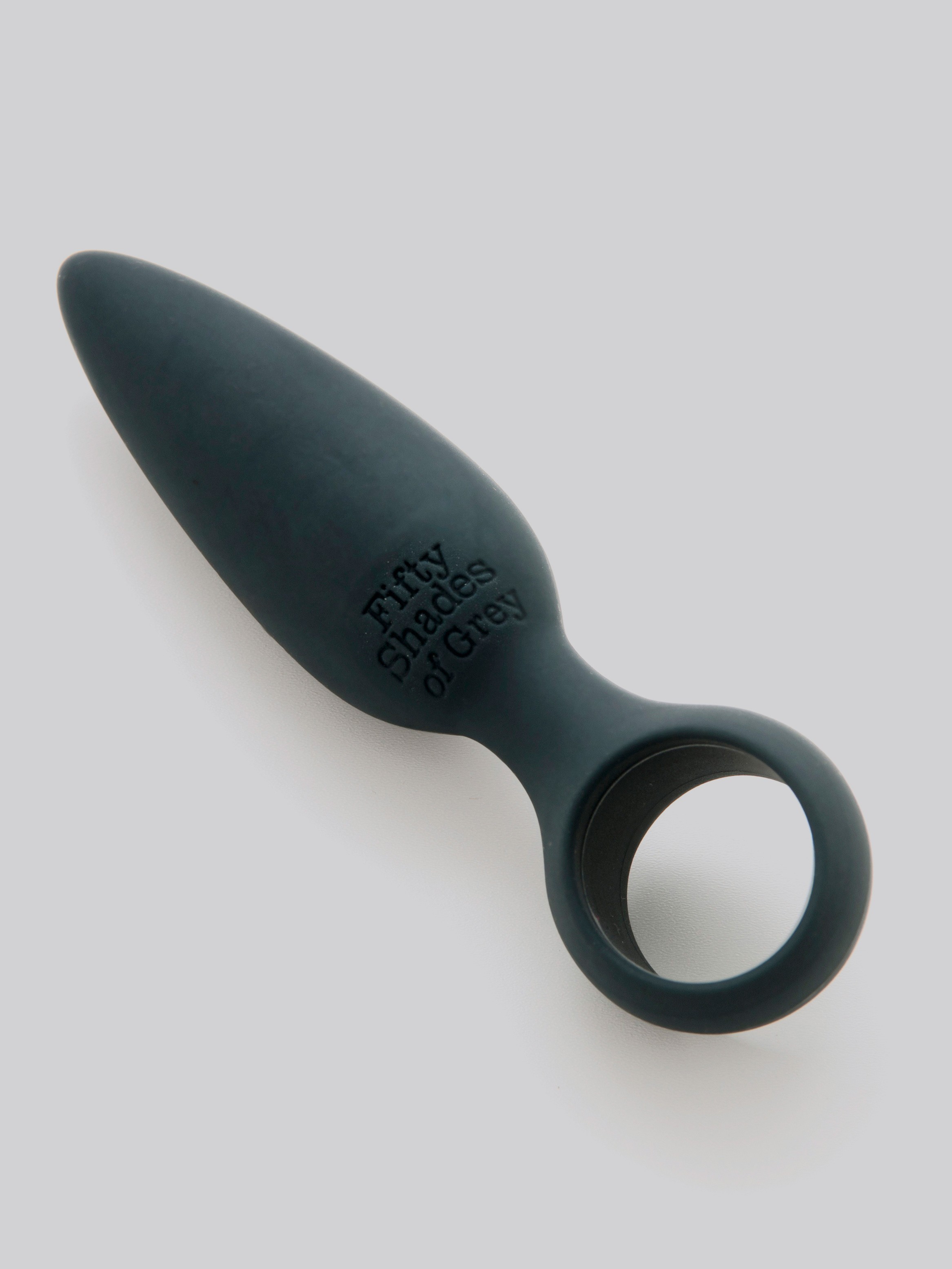 Fifty Shades of Grey Something Forbidden Silicone Butt Plug, Grey, hi-res