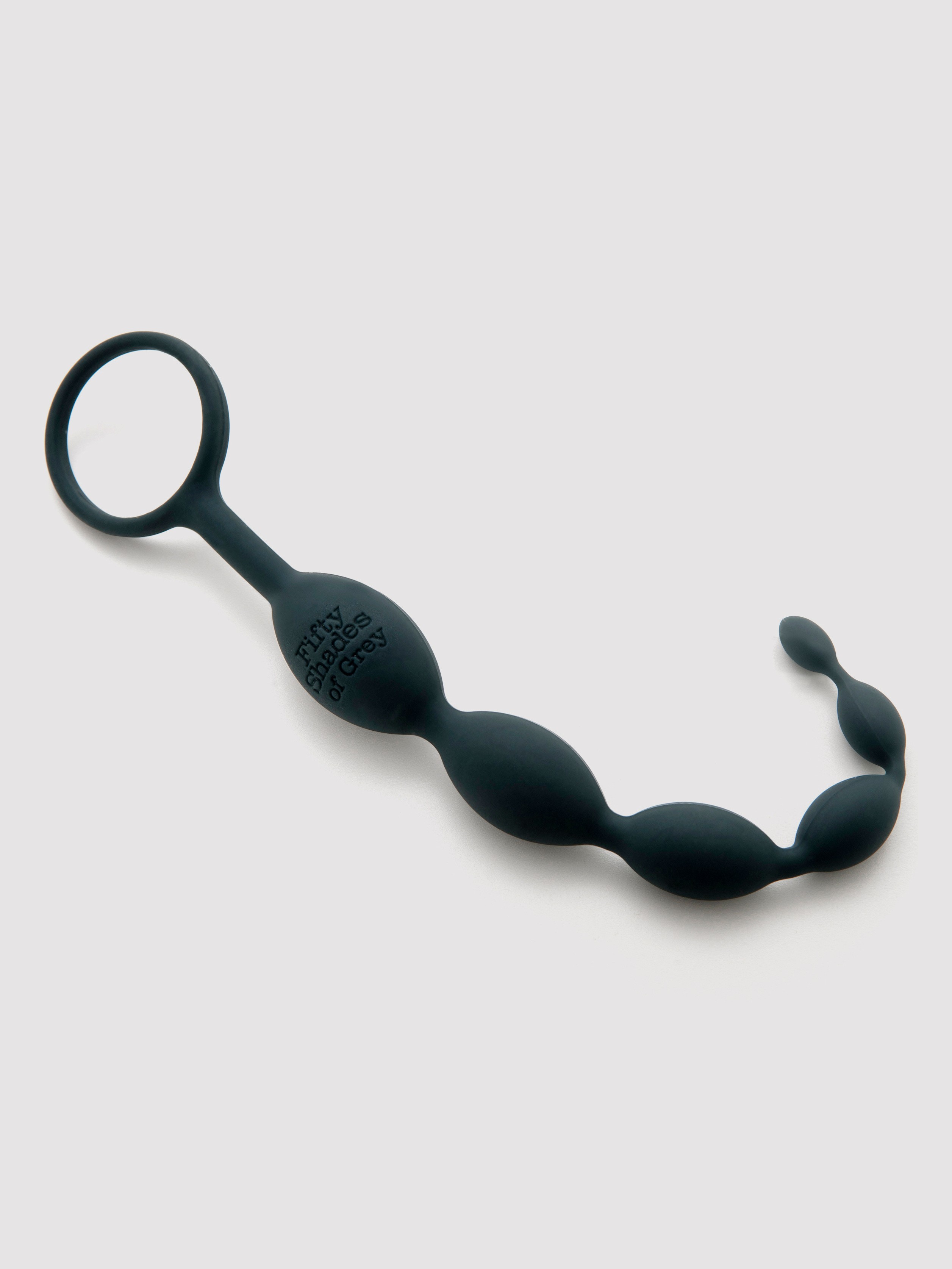 Fifty Shades of Grey Pleasure Intensified Silicone Anal Beads, Grey, hi-res