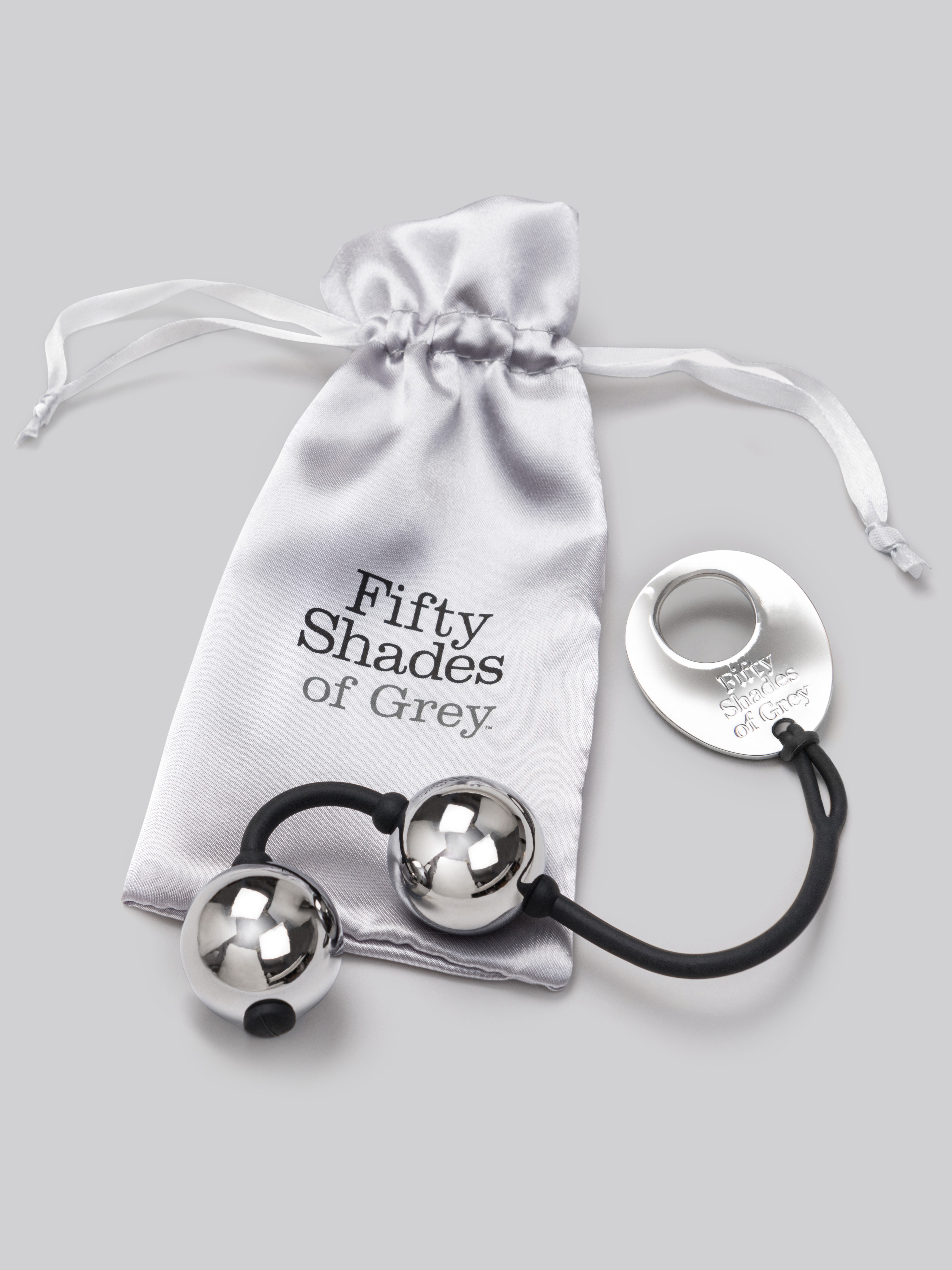 Fifty Shades of Grey Inner Goddess Silver Pleasure Balls 221g, Silver, hi-res