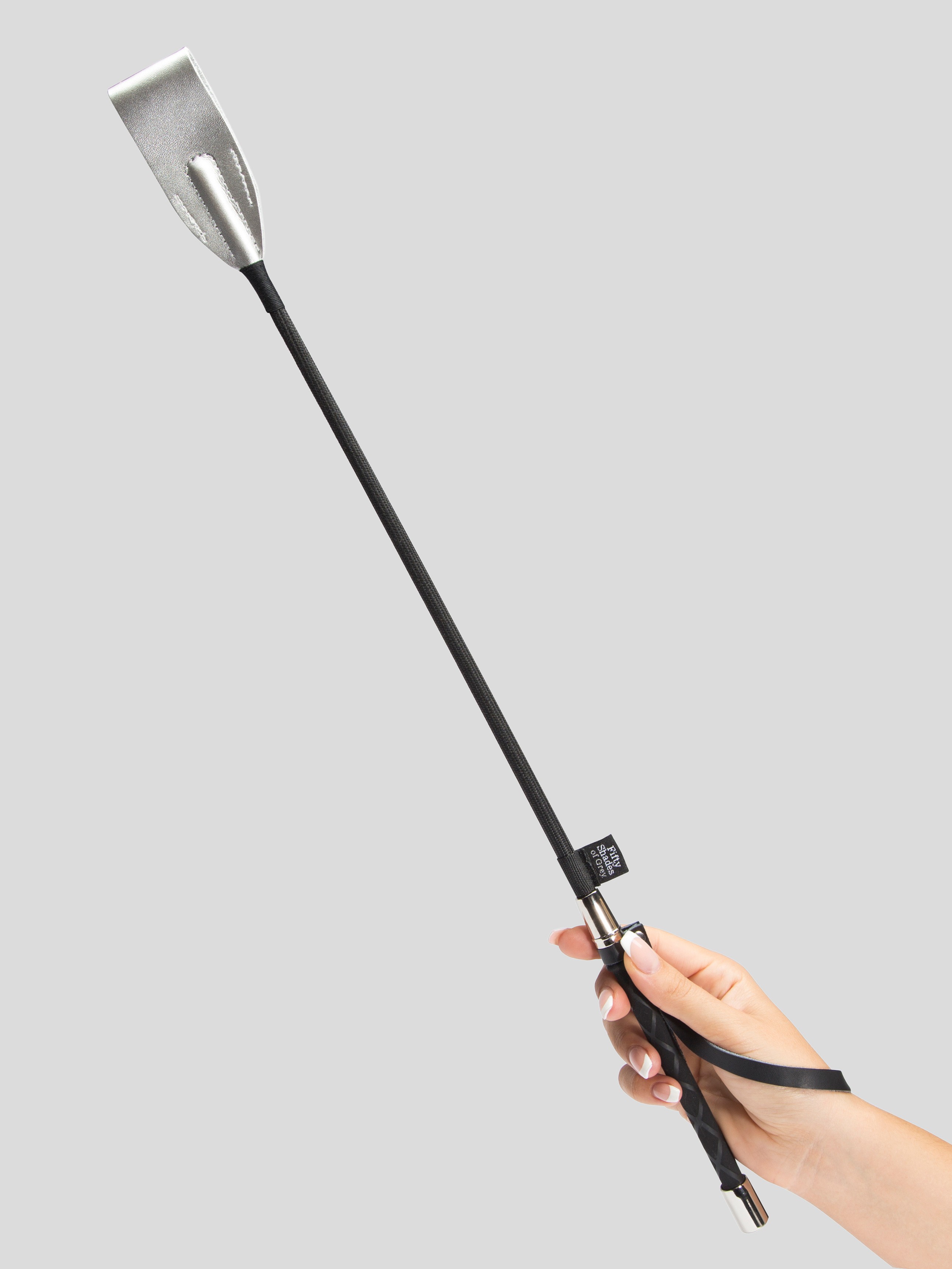 Fifty Shades of Grey Sweet Sting Riding Crop, Silver, hi-res