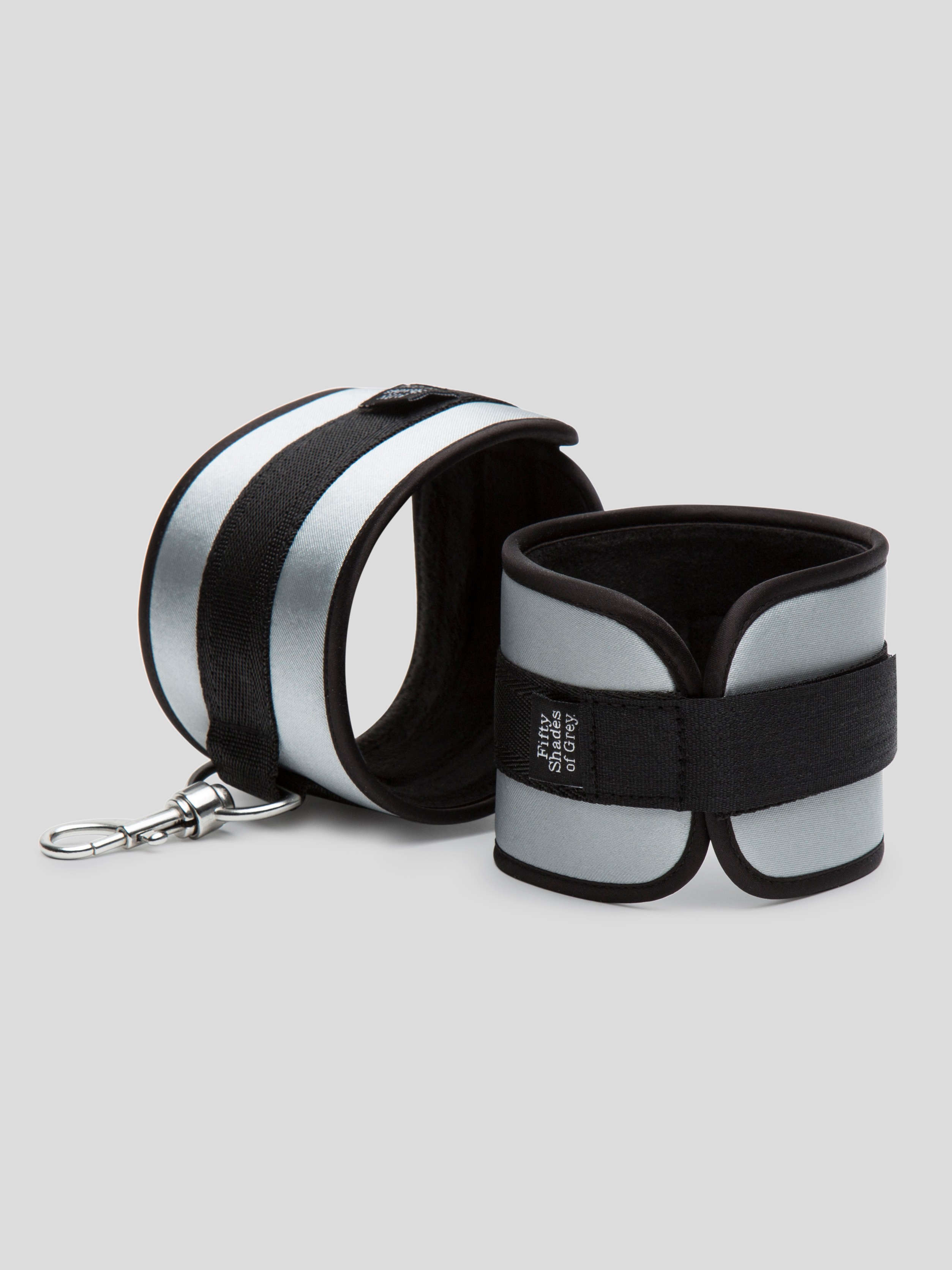 Fifty Shades of Grey Hard Limits Bed Restraint Kit, Silver, hi-res