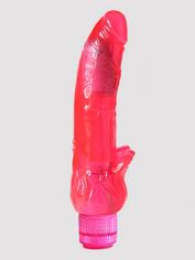 Lovehoney Triple Tickler Realistic G-Spot Dildo Vibrator 5.5 Inch, Pink, hi-res