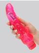 Lovehoney Triple Tickler Realistic G-Spot Dildo Vibrator 5.5 Inch, Pink, hi-res