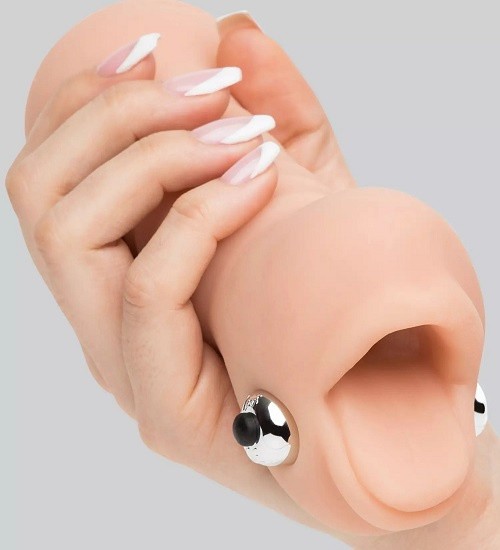 Doc Johnson Vicky Vette Blow Job Sucker Vibrating Masturbator, Flesh Pink, hi-res