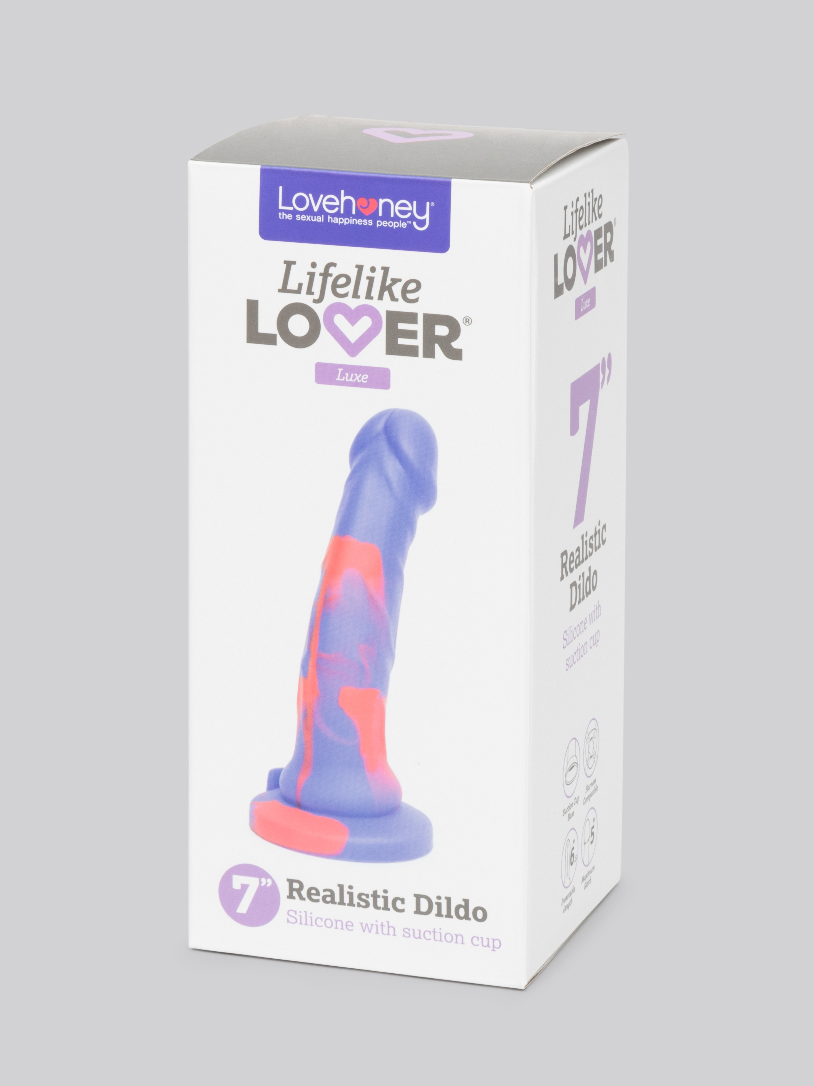 Pipedream Luv Touch Neon Jelly Male Stroker, Pink, hi-res