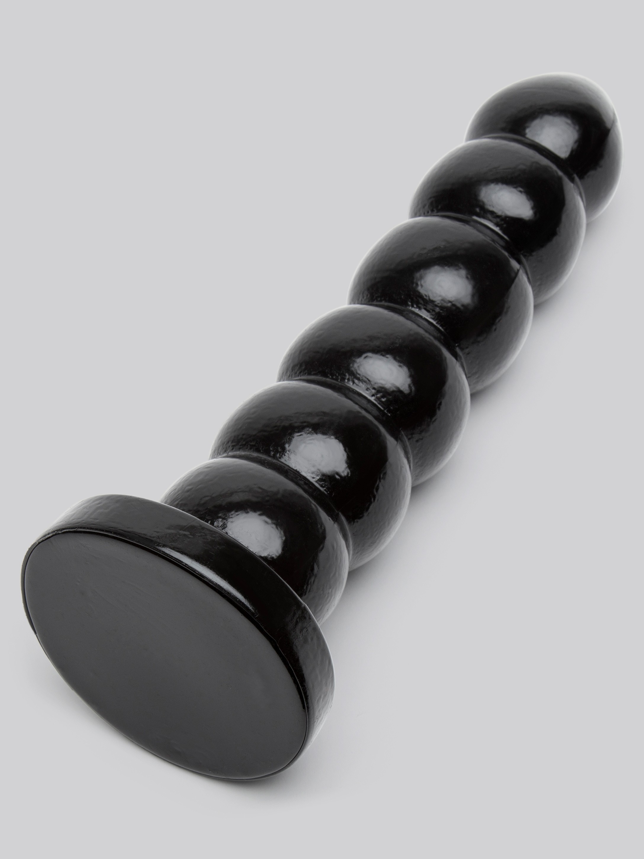 Basix Suction Cup Dildo 7.5 Inch, Black, hi-res