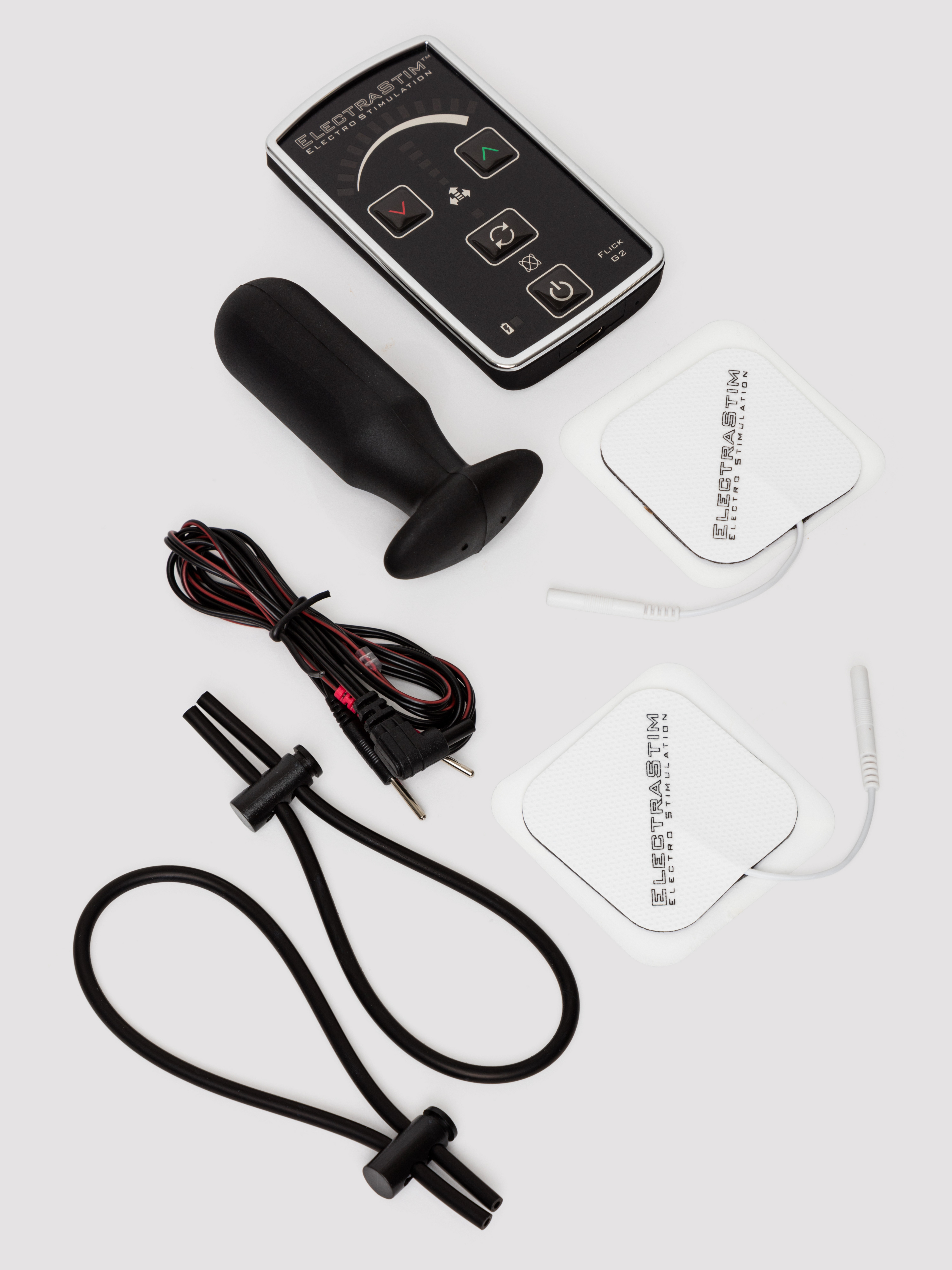 ElectraStim EM60-M Flick Electrosex Stimulator Multipack Set, Black, hi-res