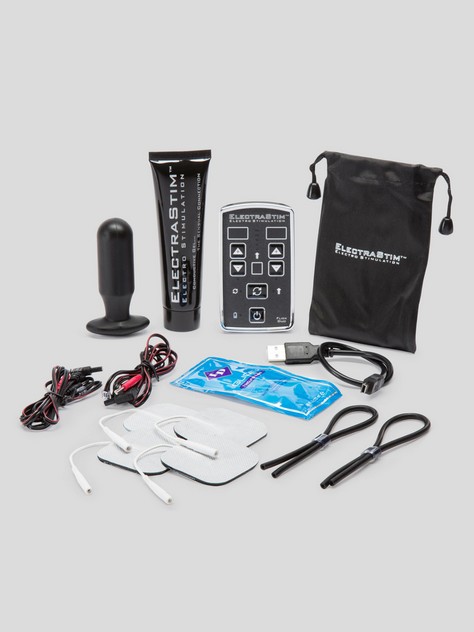 ElectraStim EM80-M Flick Dual-Channel Rechargeable Electrosex Set, Black, hi-res