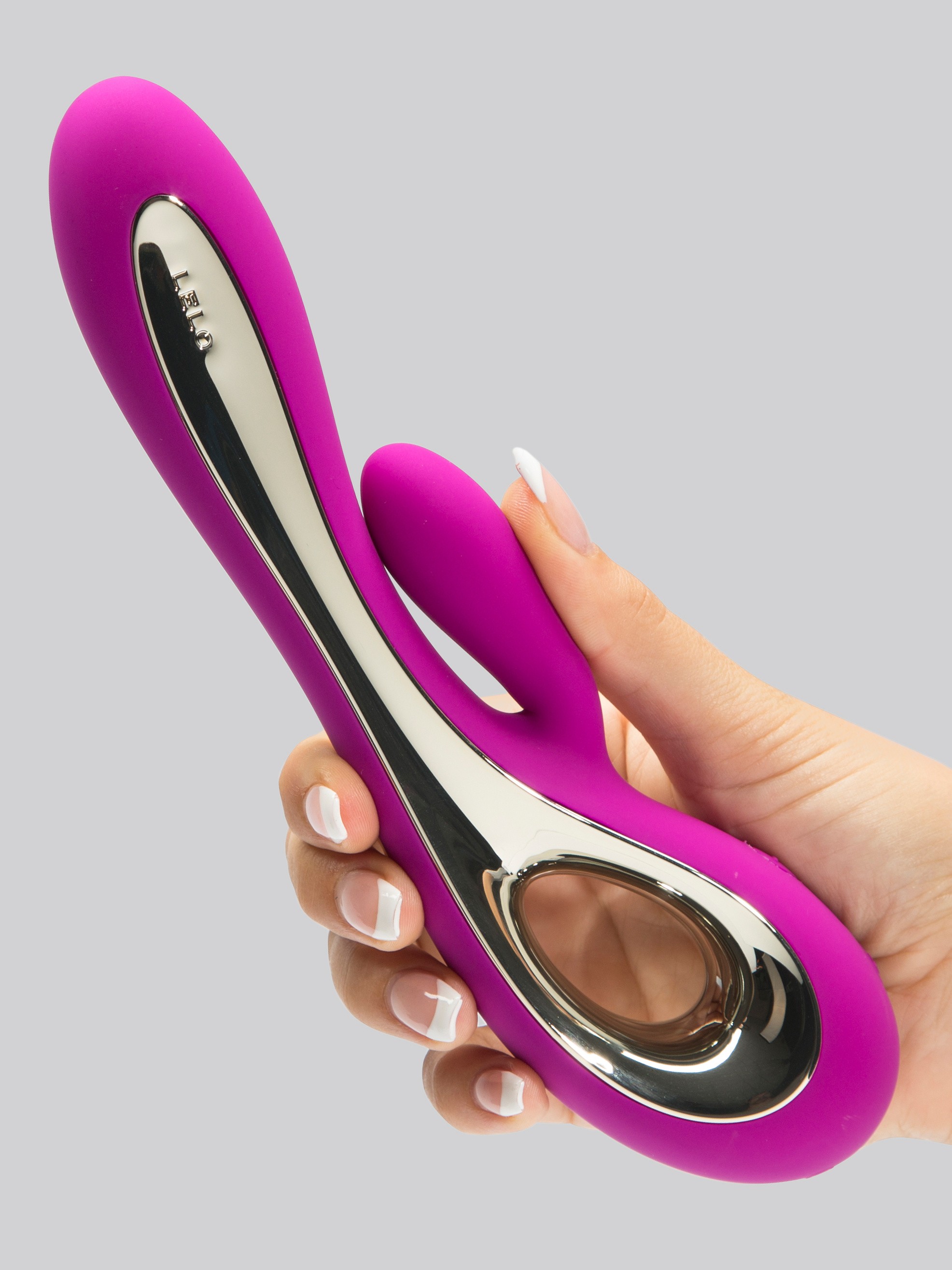 Lelo Insignia Soraya Luxury Rechargeable Rabbit Vibrator, Purple, hi-res