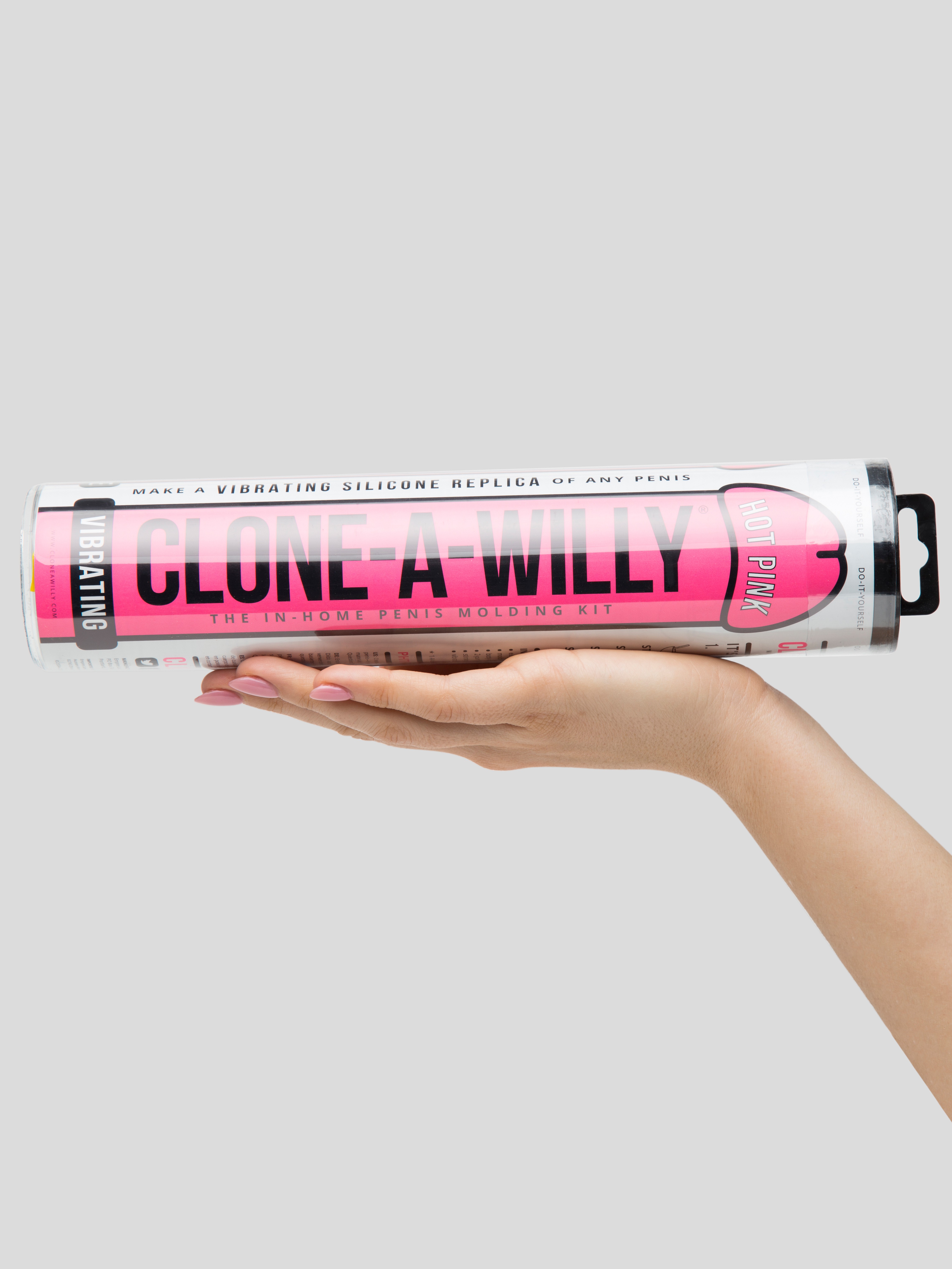 Clone-A-Willy Vibrator Moulding Kit Hot Pink, Pink, hi-res