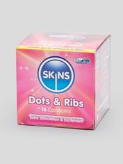Skins Dotted and Ribbed Latex Condoms (16 Pack), , hi-res