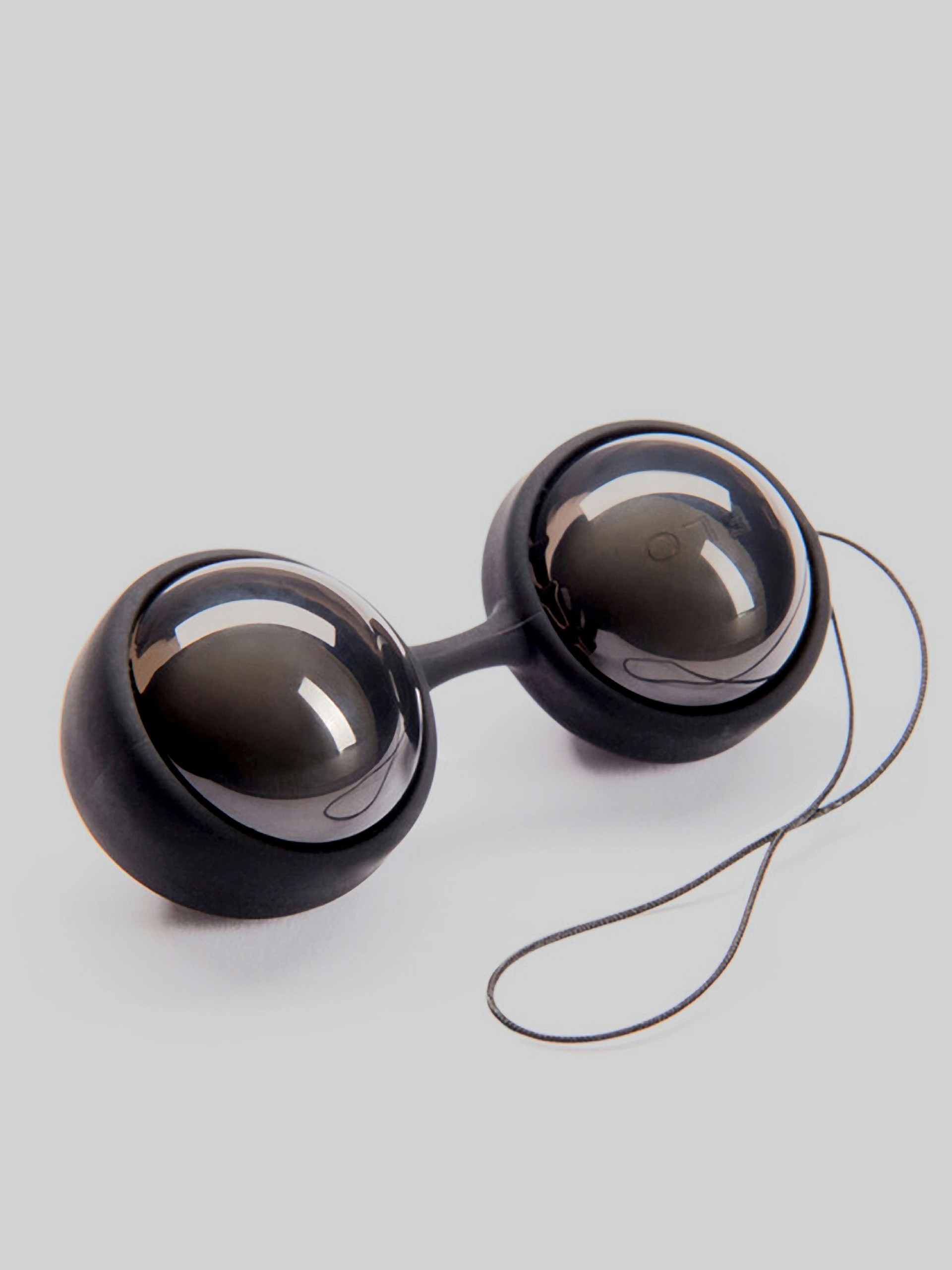 Lelo Luna Beads Noir Kegel Balls 72g, Black, hi-res