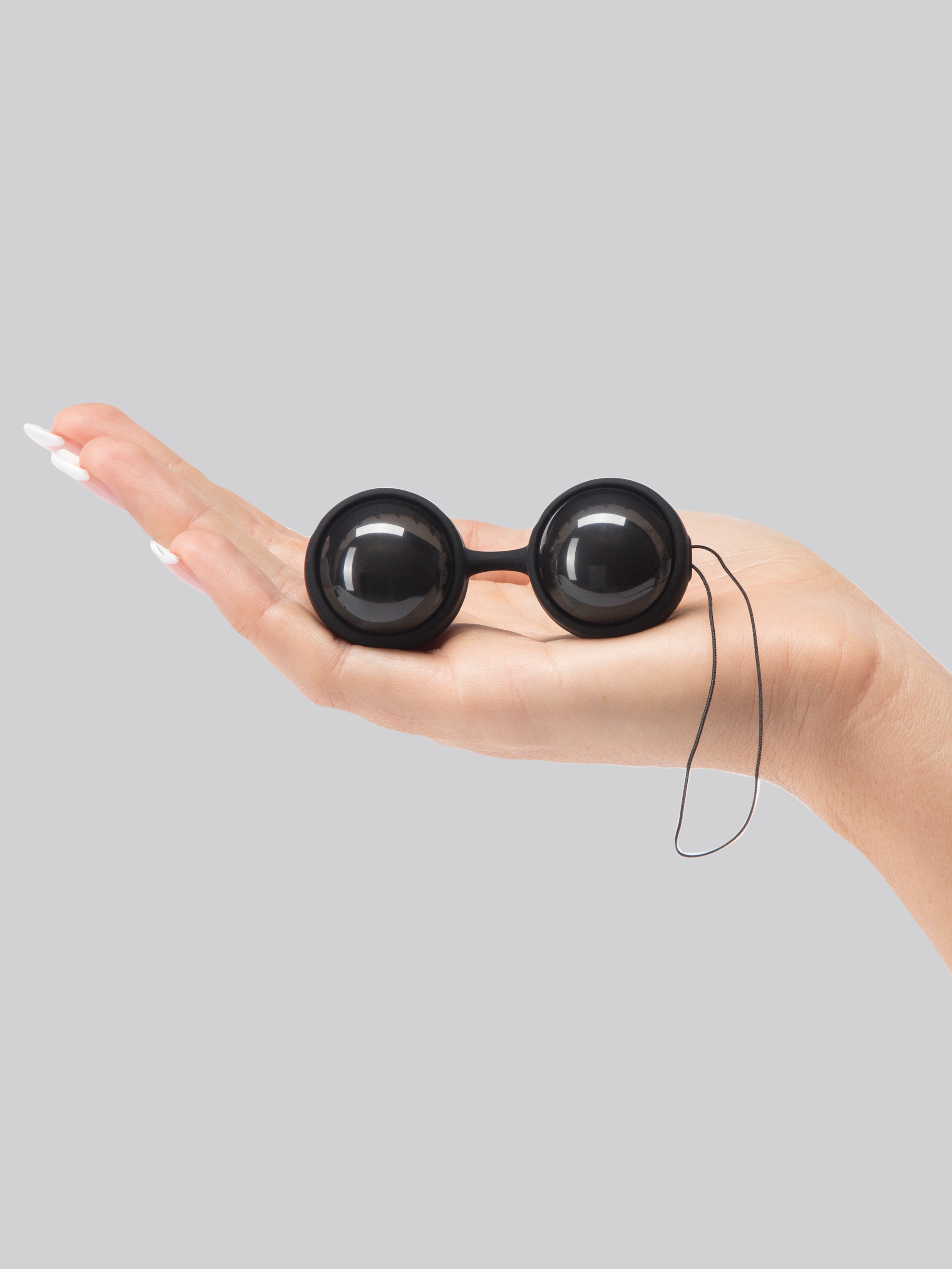 Lelo Luna Beads Noir Kegel Balls 72g, Black, hi-res