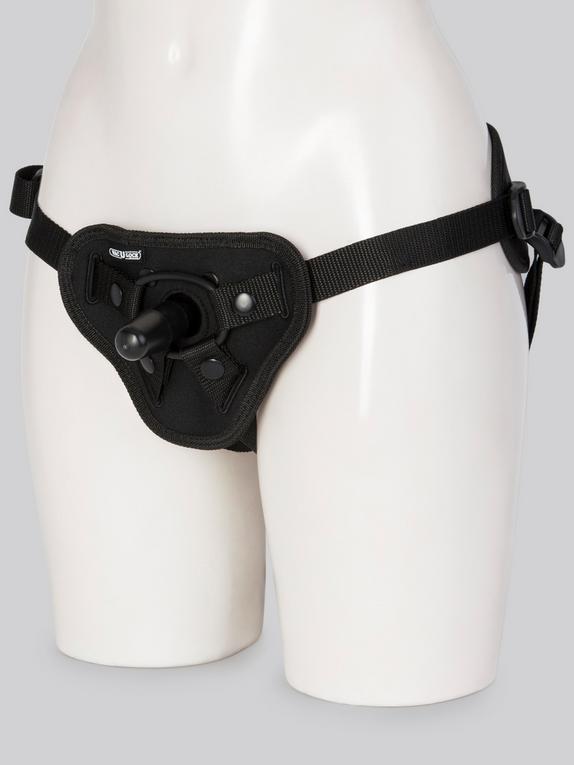 Doc Johnson Vac-U-Lock Extra Support Supreme Harness with Plug, Black, hi-res