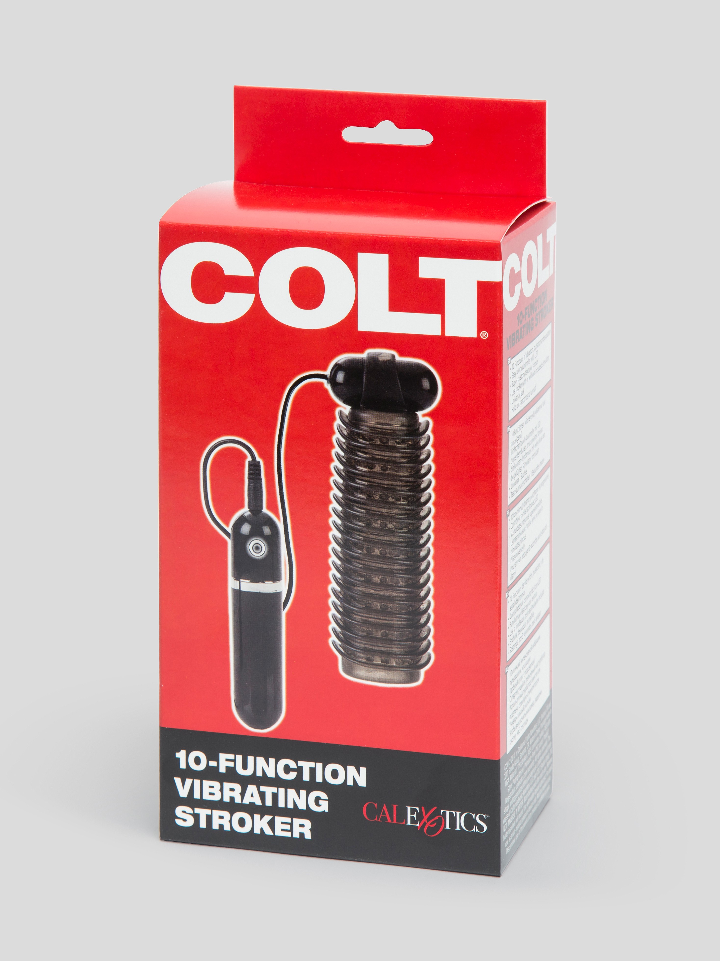Colt 10 Function Vibrating Male Stroker, Black, hi-res