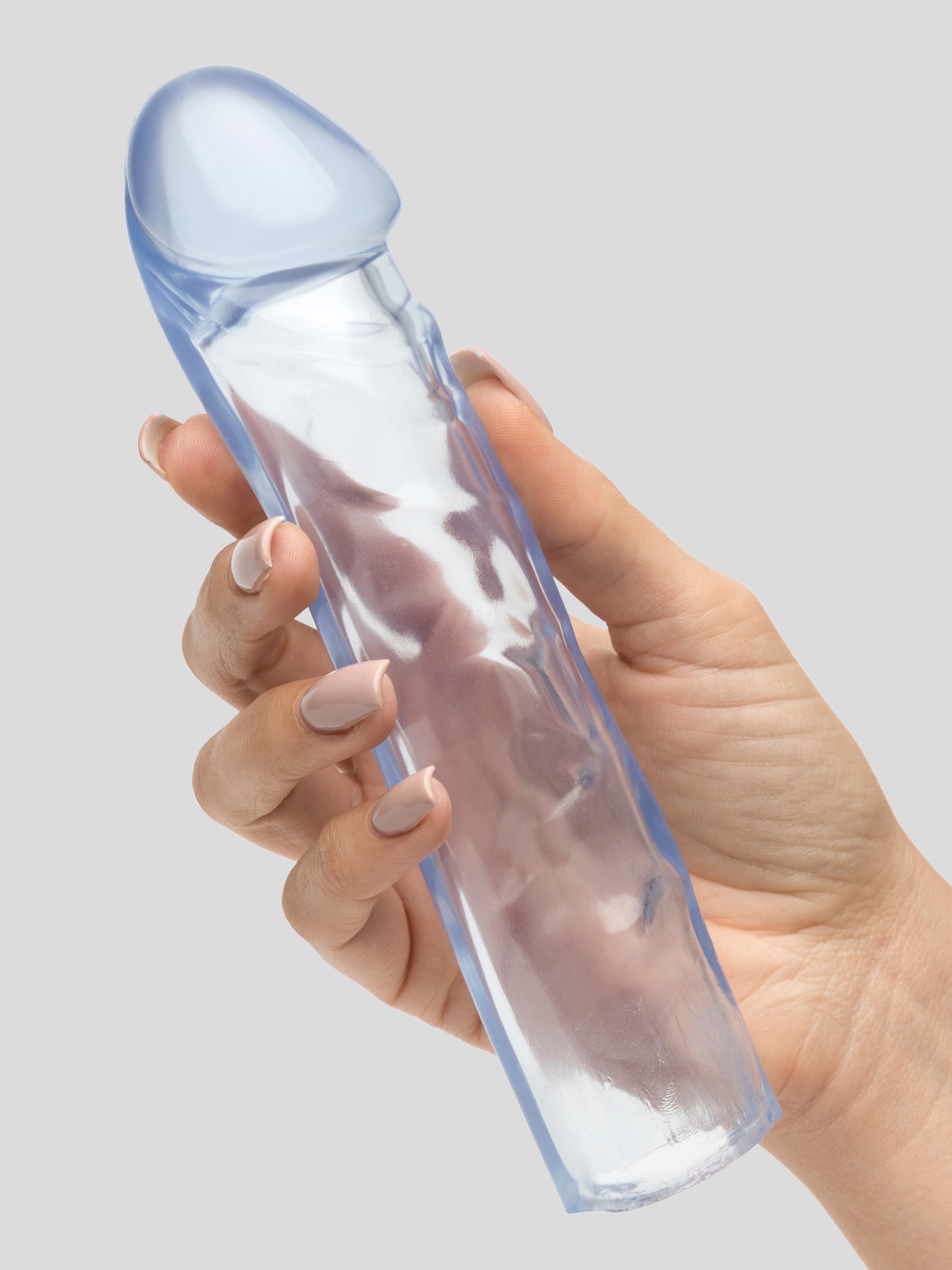 Doc Johnson Big Warhead 8 Inch Penis Sleeve, Clear, hi-res