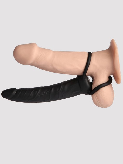 Страпон на пенис Silicone Love Rider Dual Penetrator розовый