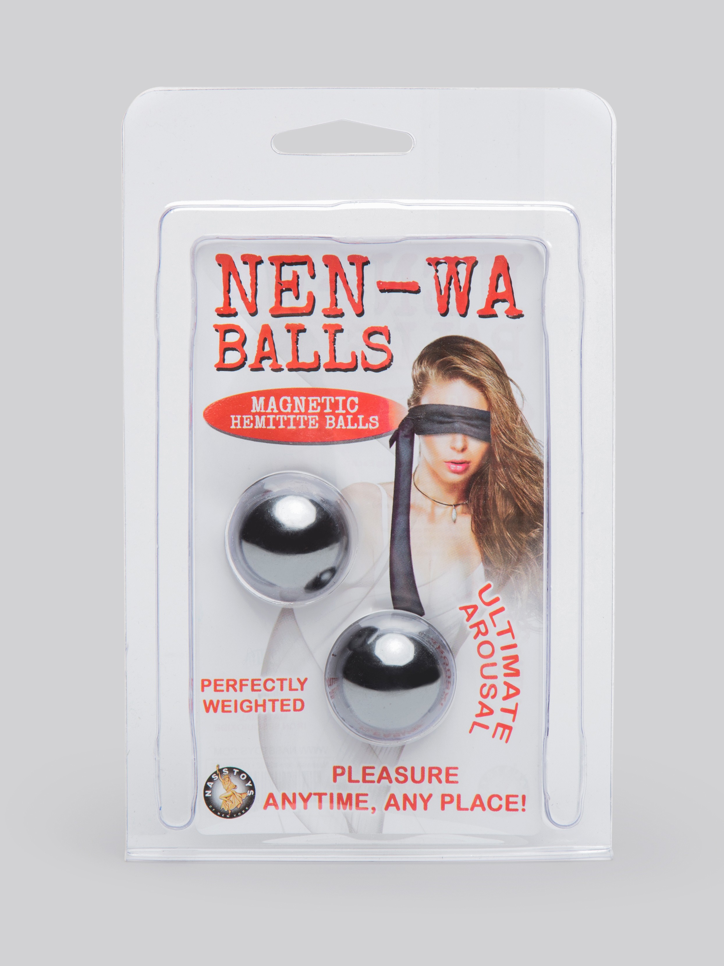 Ben Wa Hematite Magnetic Love Balls, Black, hi-res